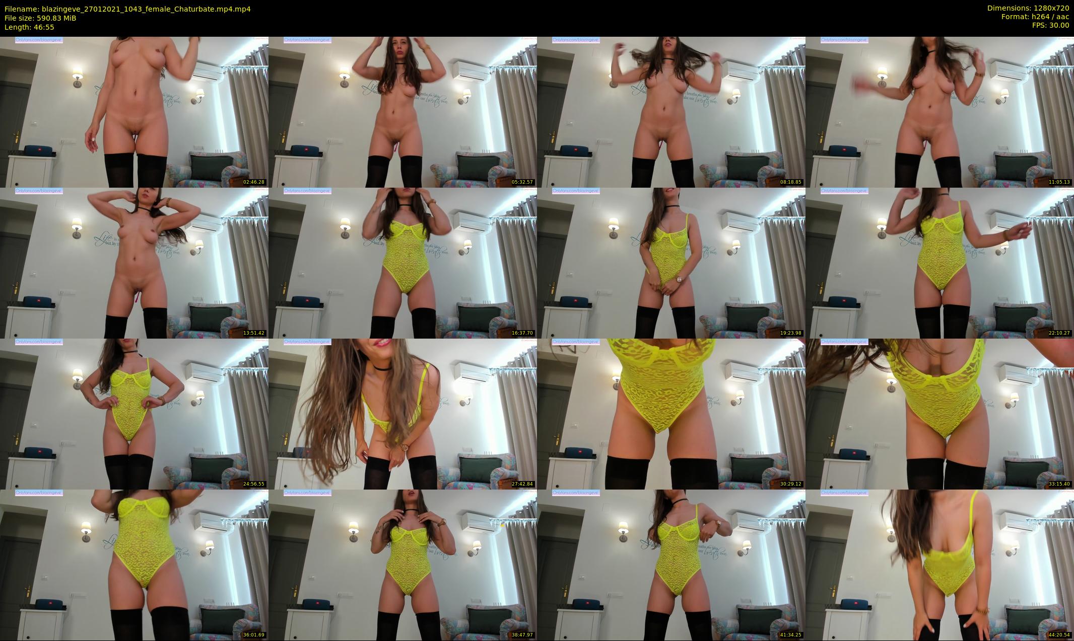 blazingeve — 47 minute Chaturbate female cam show recording, 720p, Jan 27, 2021