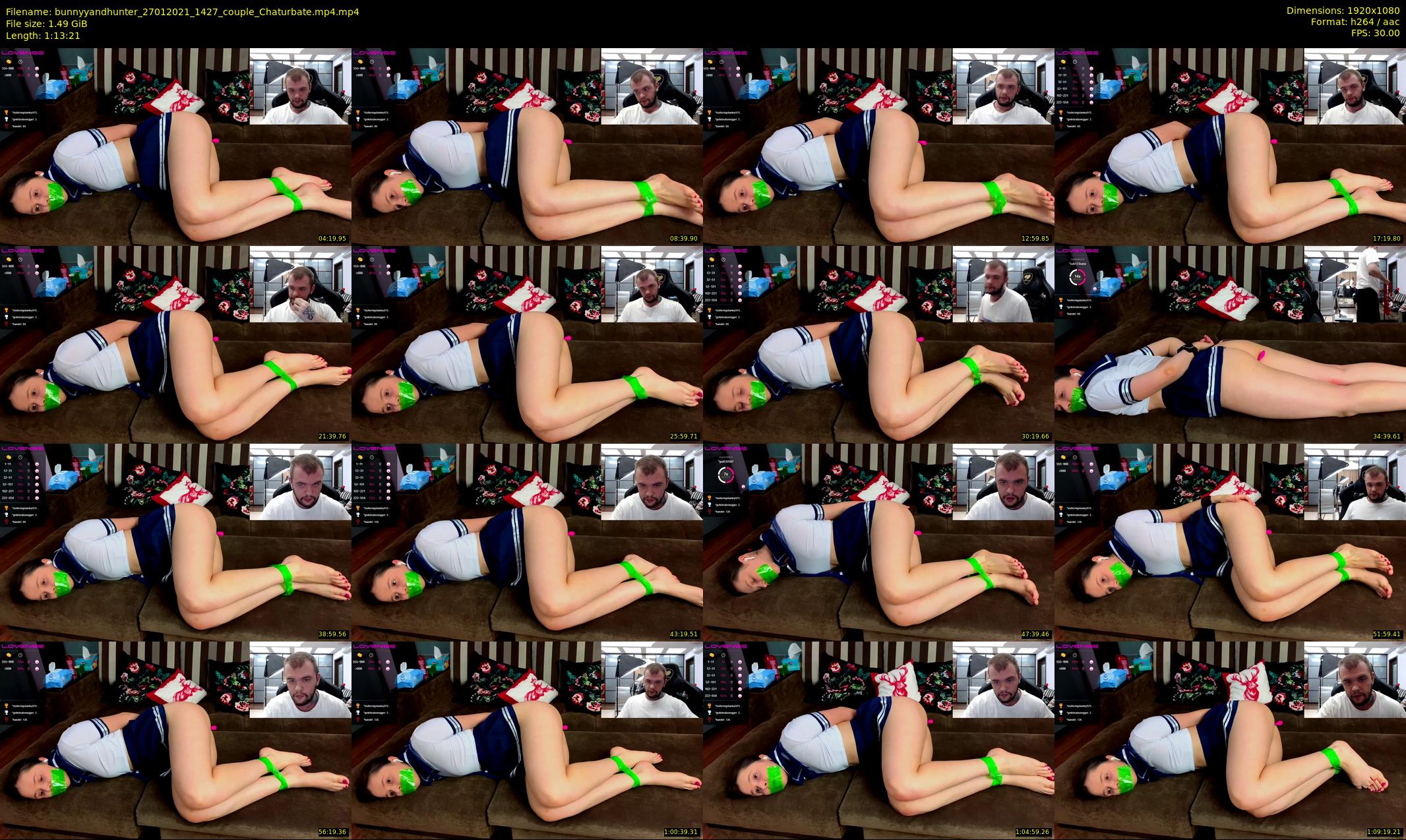 bunnyyandhunter — 74 minute Chaturbate couple cam show recording, 1080p, Jan 27, 2021