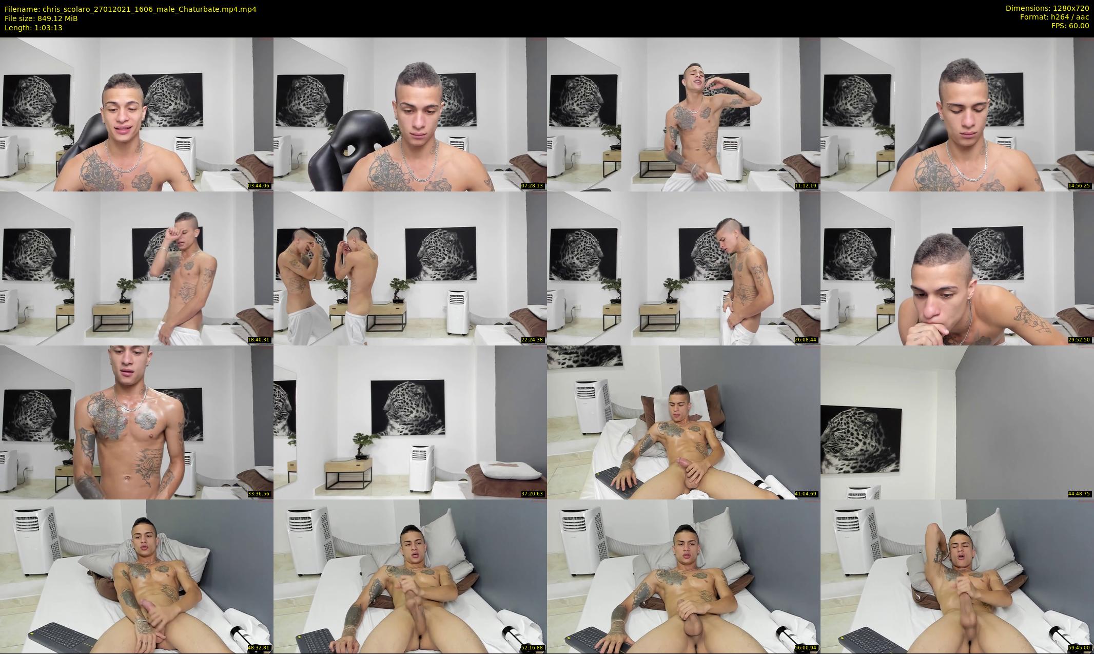 chris_scolaro — 64 minute Chaturbate male cam show recording, 720p, Jan 27, 2021