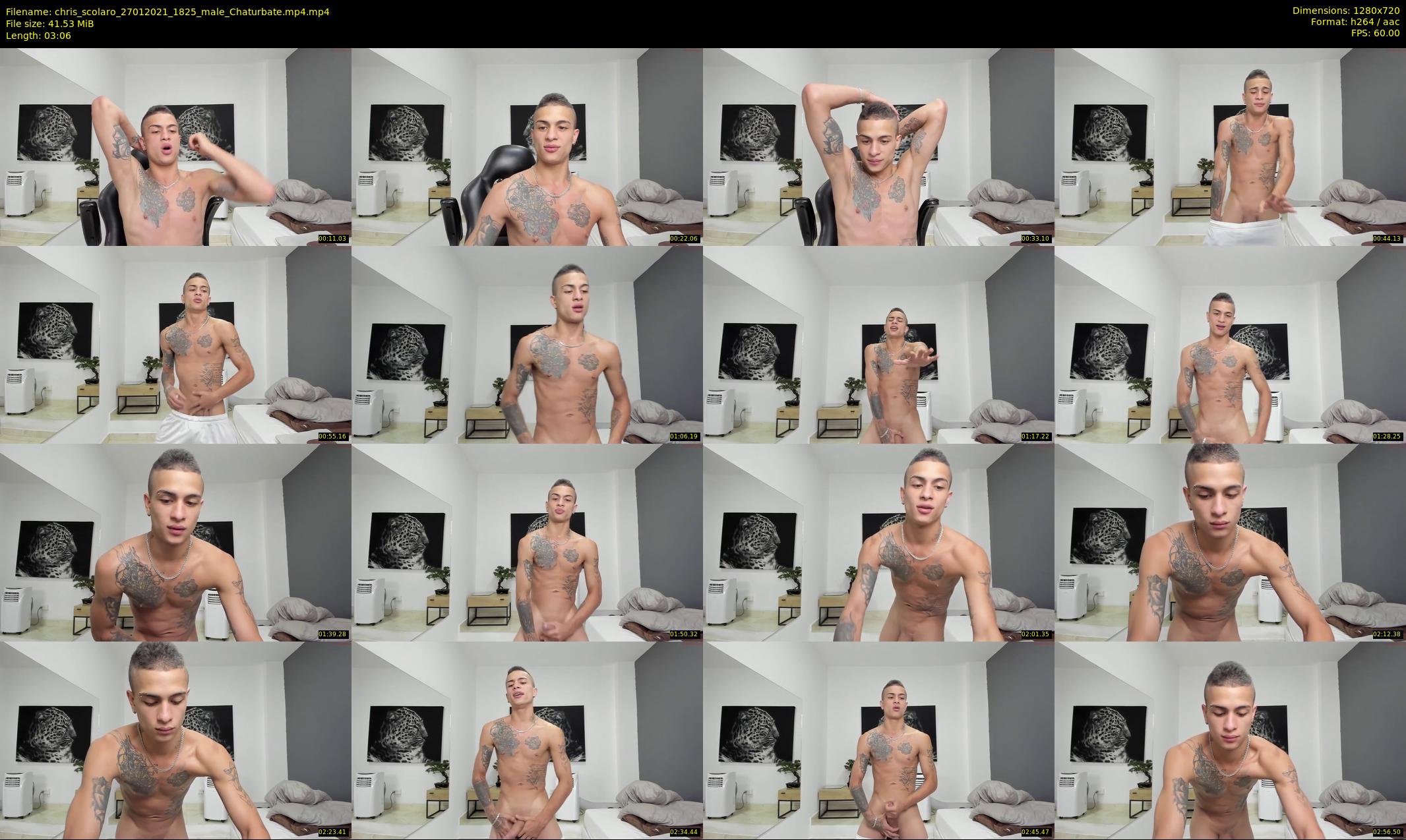 chris_scolaro — 4 minute Chaturbate male cam show recording, 720p, Jan 27, 2021