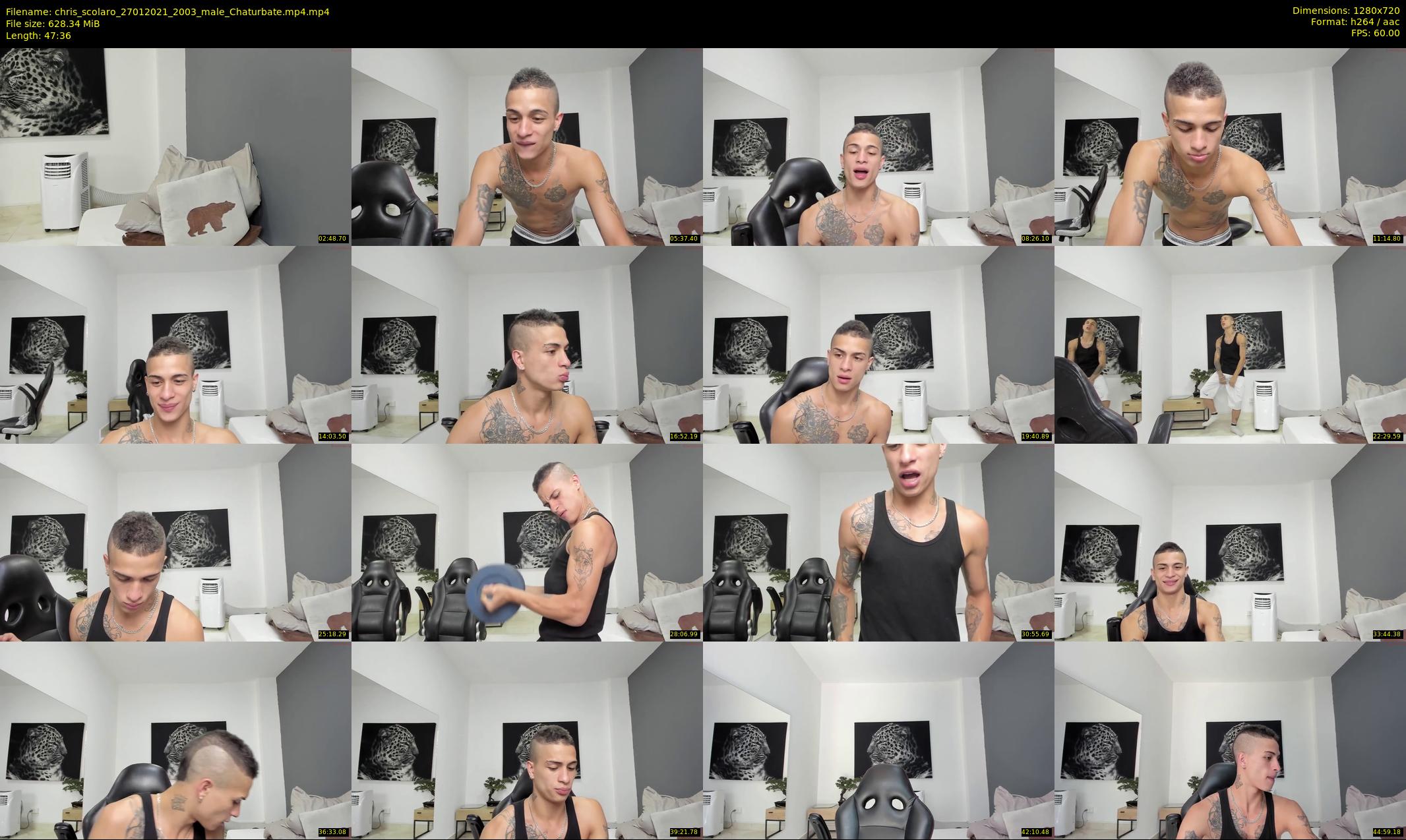 chris_scolaro — 48 minute Chaturbate male cam show recording, 720p, Jan 27, 2021