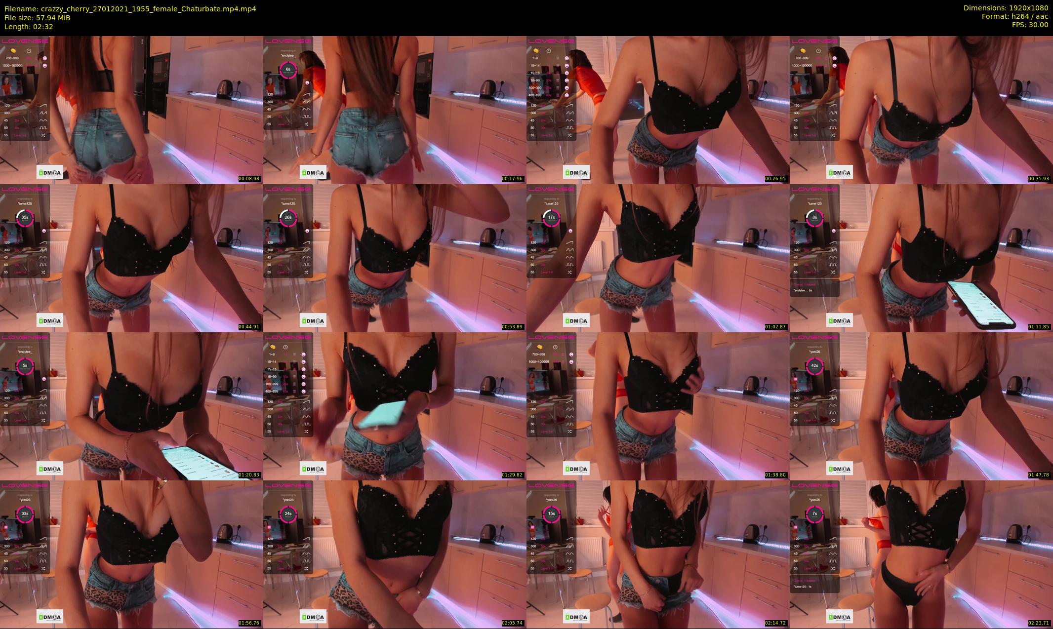 crazzy_cherry — 3 minute Chaturbate female cam show recording, 1080p, Jan 27, 2021