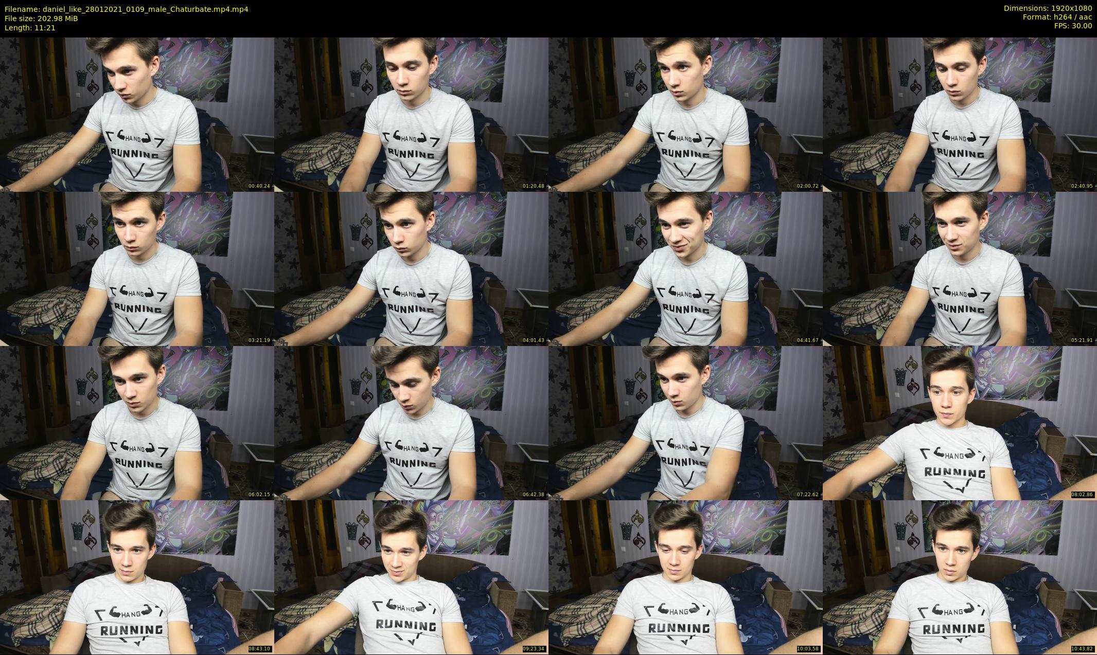 daniel_like — 12 minute Chaturbate male cam show recording, 1080p, Jan 28, 2021