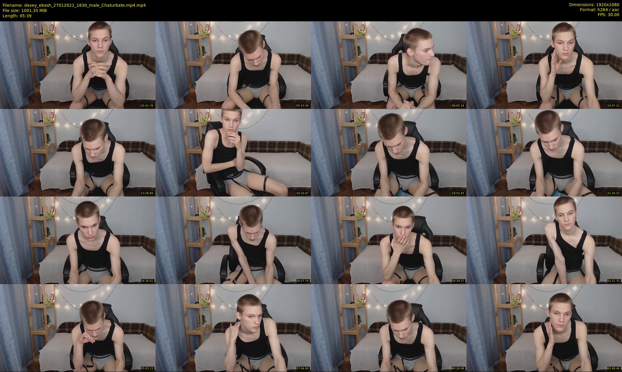 davey_ebash — 46 minute Chaturbate male cam show recording, 1080p, Jan 27, 2021