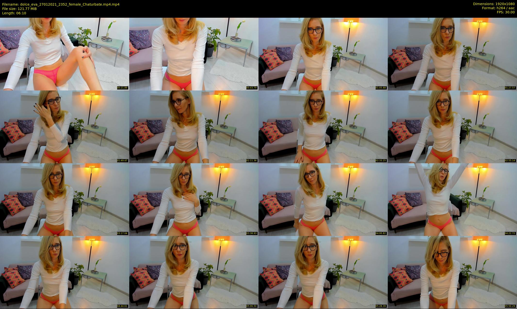 dolce_eva — 7 minute Chaturbate female cam show recording, 1080p, Jan 27, 2021
