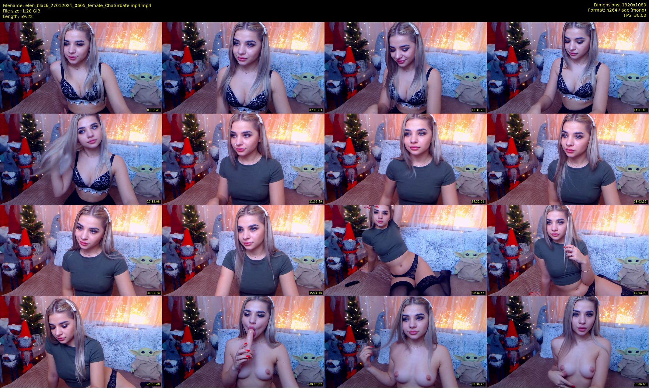 elen_black — 60 minute Chaturbate female cam show recording, 1080p, Jan 27, 2021