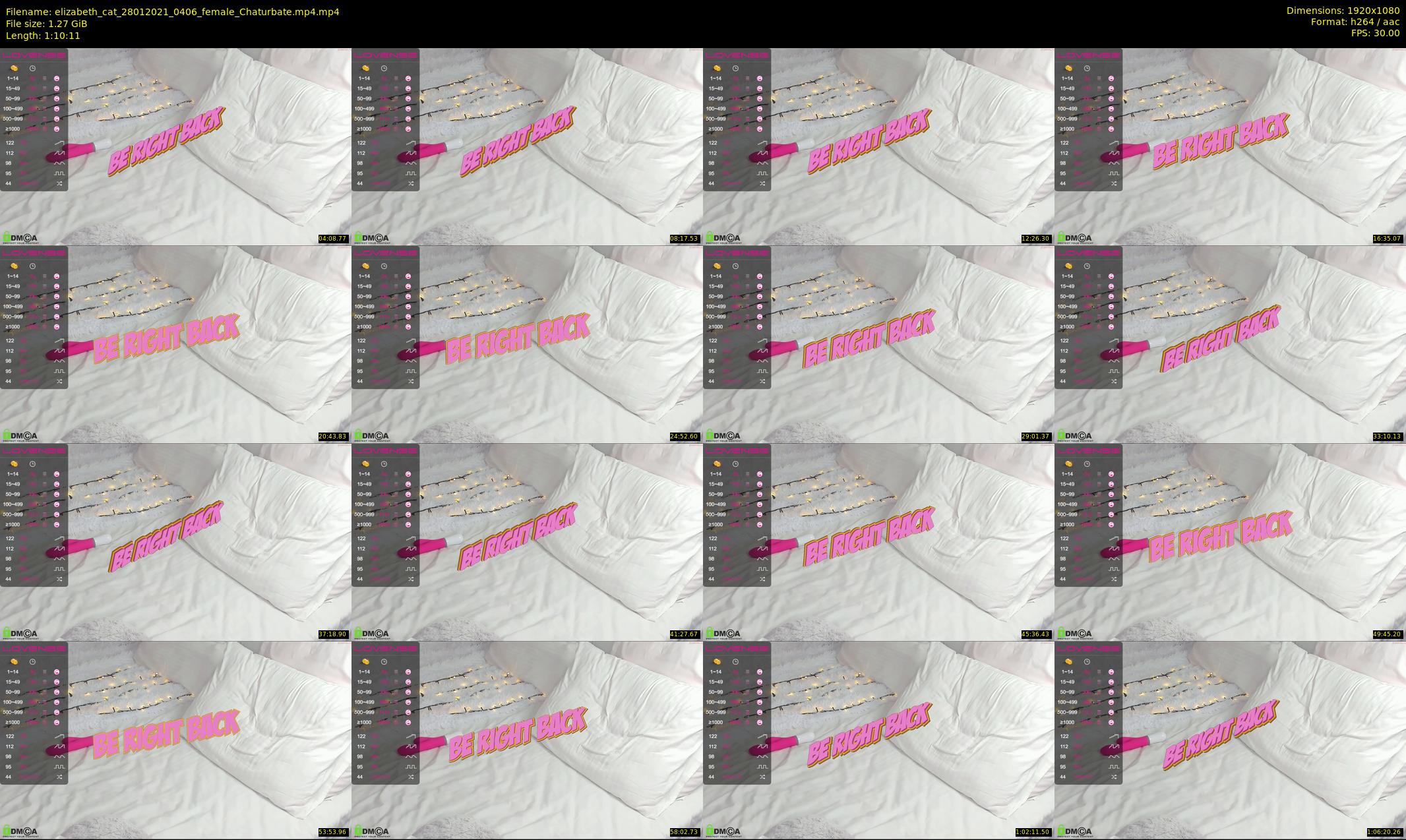 elizabeth_cat — 71 minute Chaturbate female cam show recording, 1080p, Jan 28, 2021