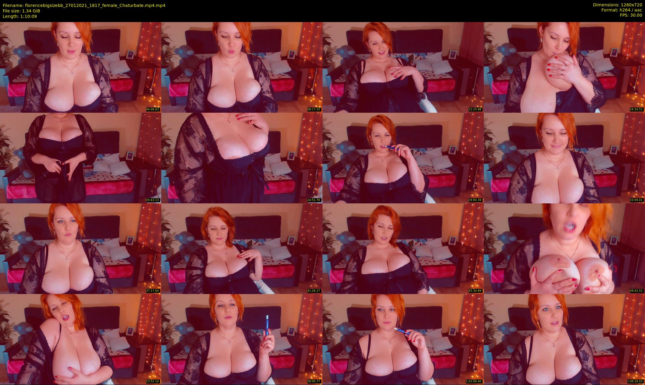 florencebigsizebb — 71 minute Chaturbate female cam show recording, 720p, Jan 27, 2021