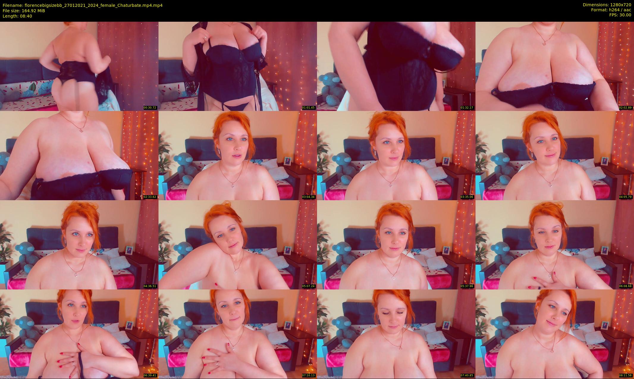 florencebigsizebb — 9 minute Chaturbate female cam show recording, 720p, Jan 27, 2021