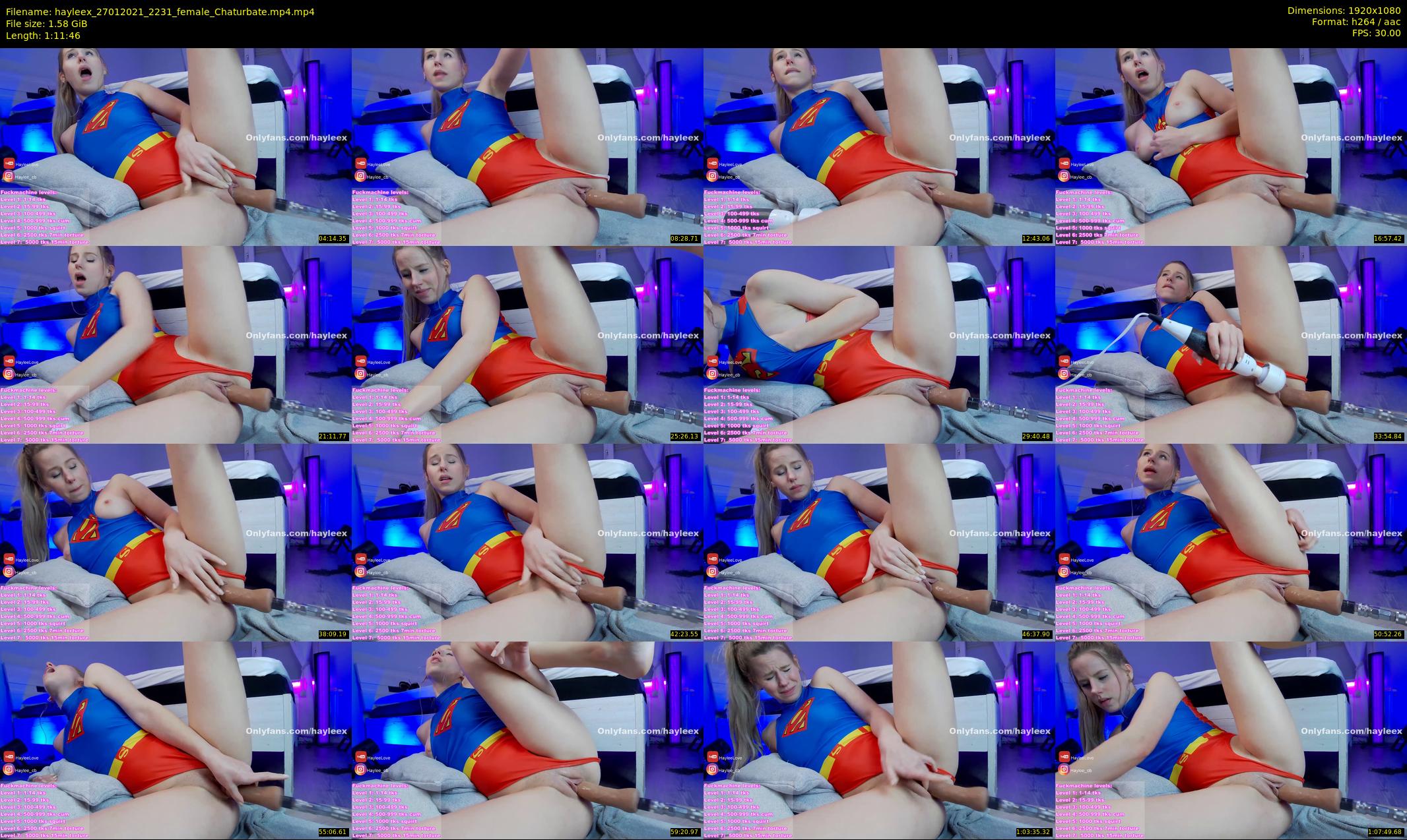 hayleex — 72 minute Chaturbate female cam show recording, 1080p, Jan 27, 2021