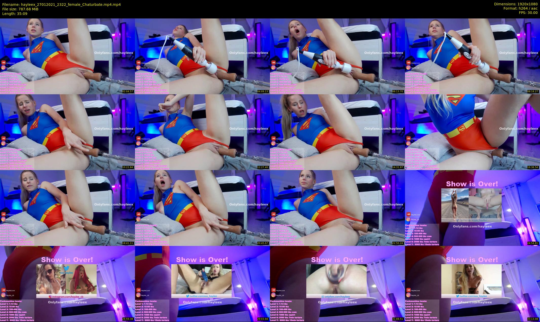 hayleex — 36 minute Chaturbate female cam show recording, 1080p, Jan 27, 2021