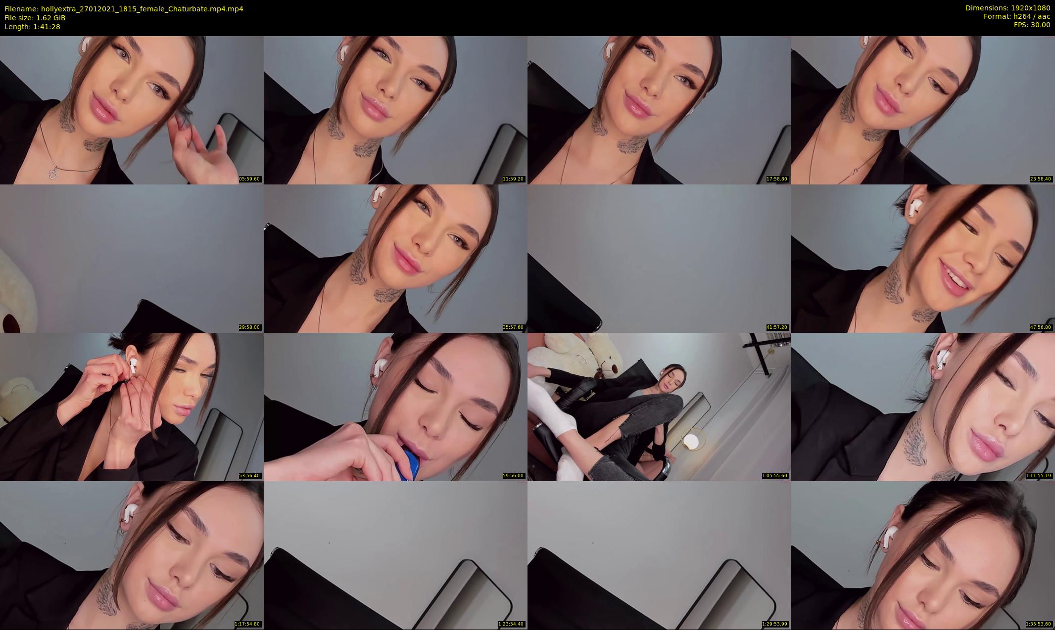 hollyextra — 102 minute Chaturbate female cam show recording, 1080p, Jan 27, 2021