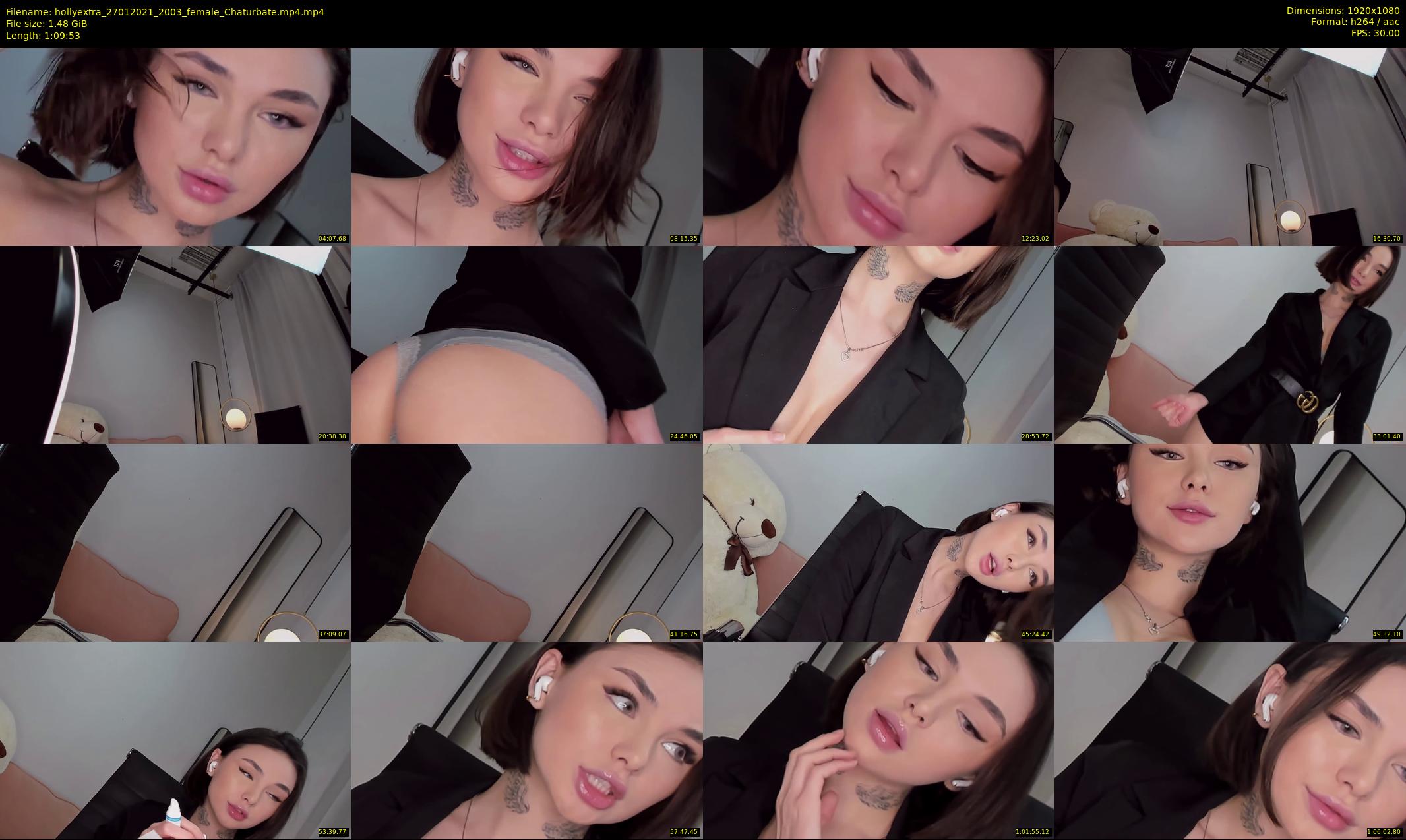 hollyextra — 70 minute Chaturbate female cam show recording, 1080p, Jan 27, 2021