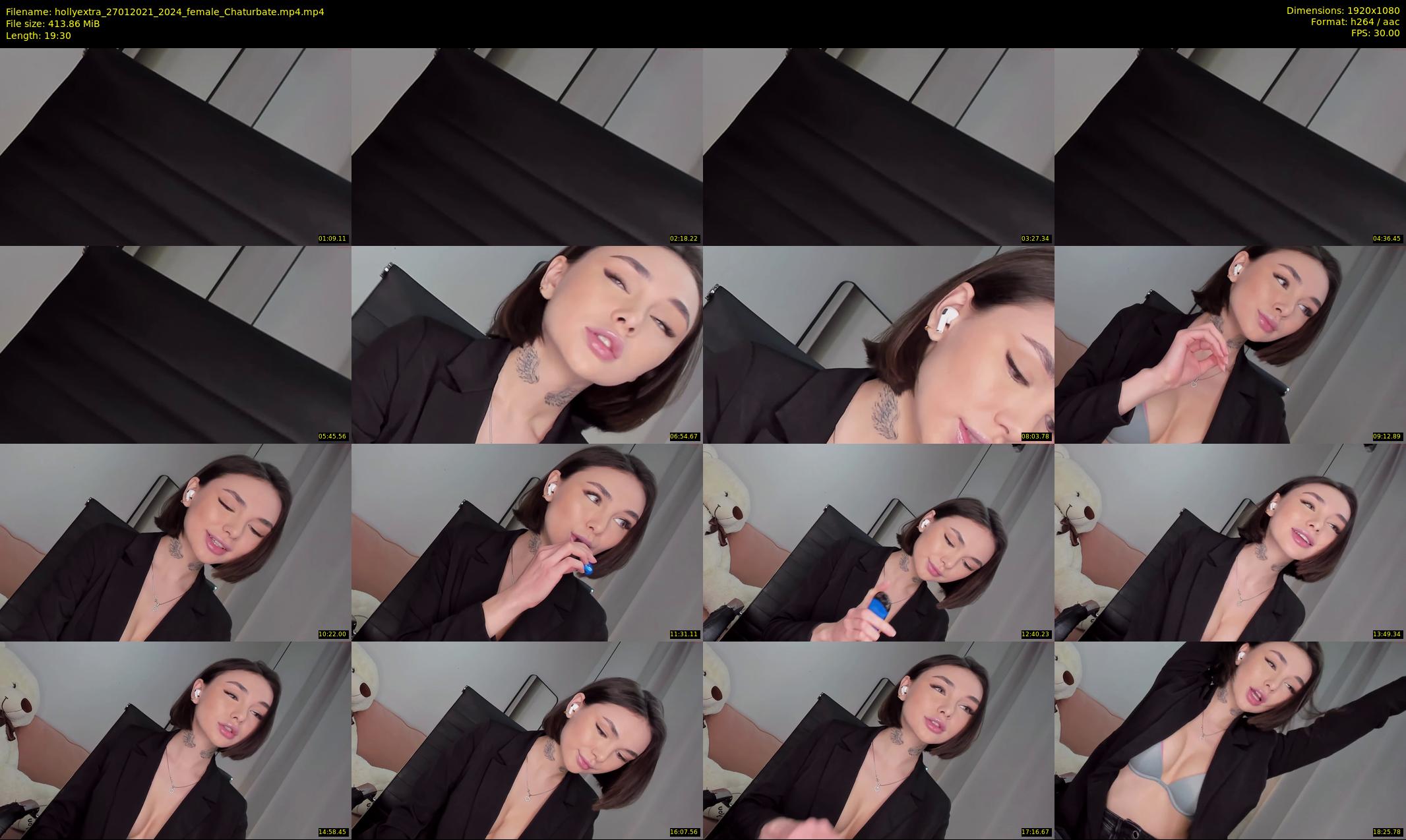 hollyextra — 20 minute Chaturbate female cam show recording, 1080p, Jan 27, 2021