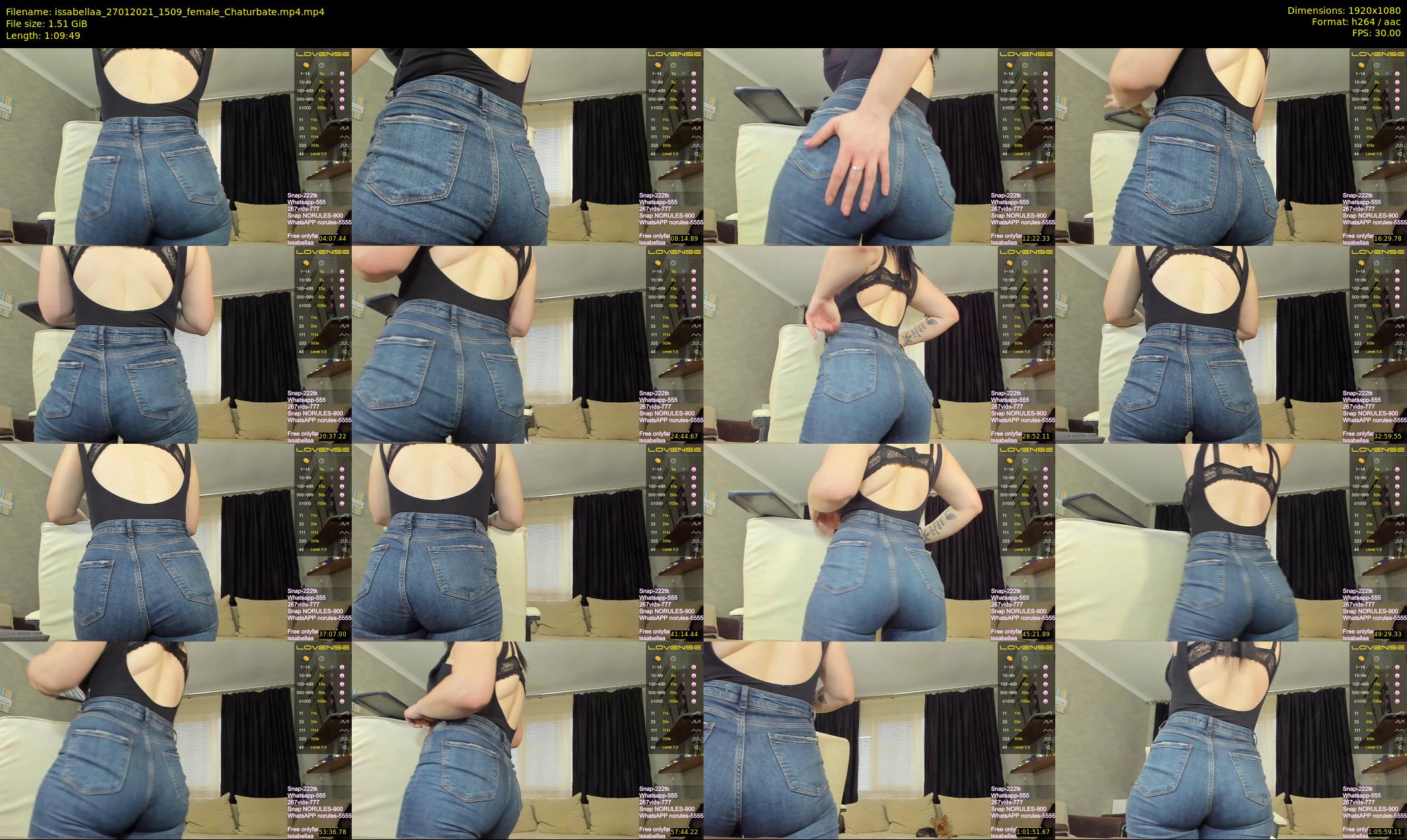 issabellaa — 70 minute Chaturbate female cam show recording, 1080p, Jan 27, 2021