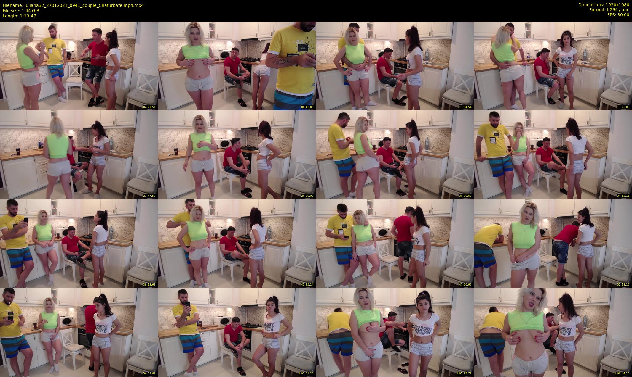 iuliana32 — 74 minute Chaturbate couple cam show recording, 1080p, Jan 27, 2021