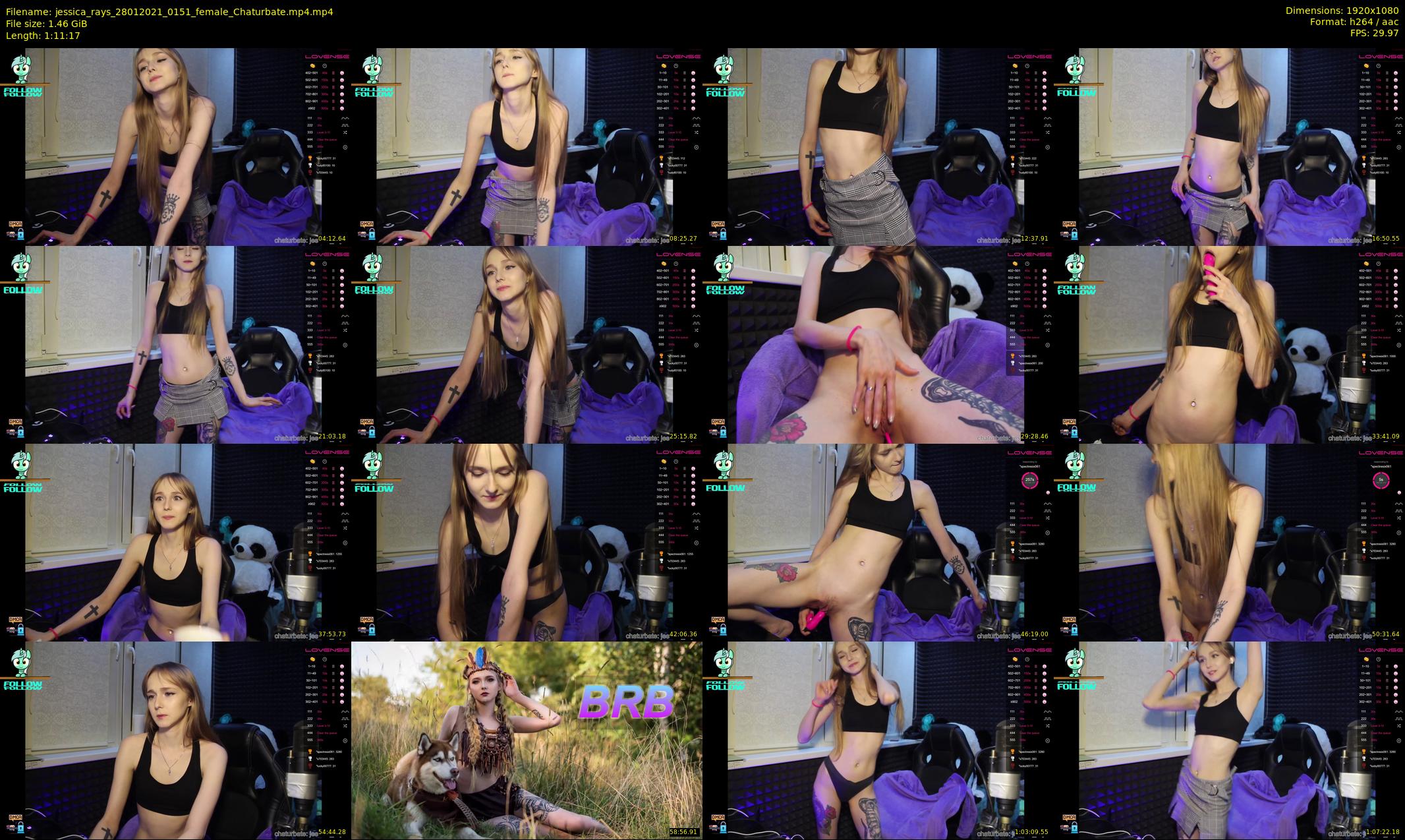 jessica_rays — 72 minute Chaturbate couple cam show recording, 1080p, Jan 28, 2021