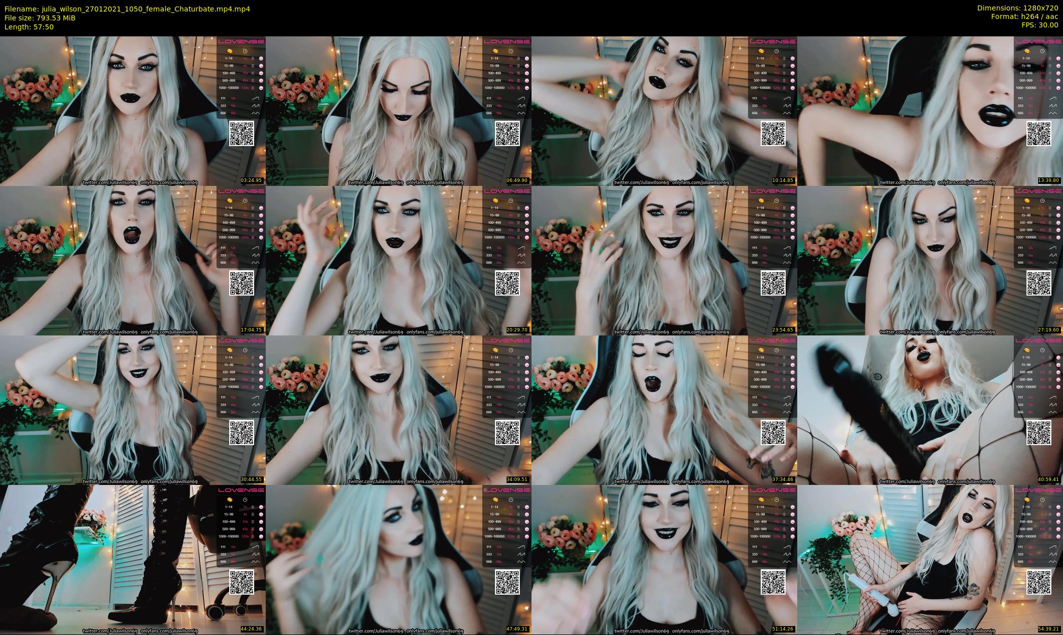 julia_wilson — 58 minute Chaturbate female cam show recording, 720p, Jan 27, 2021
