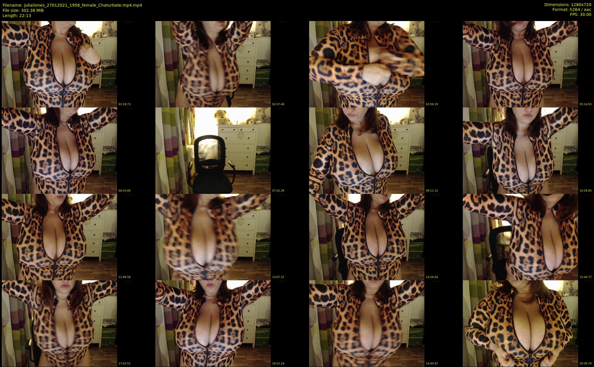 julialiones — 23 minute Chaturbate female cam show recording, 720p, Jan 27, 2021