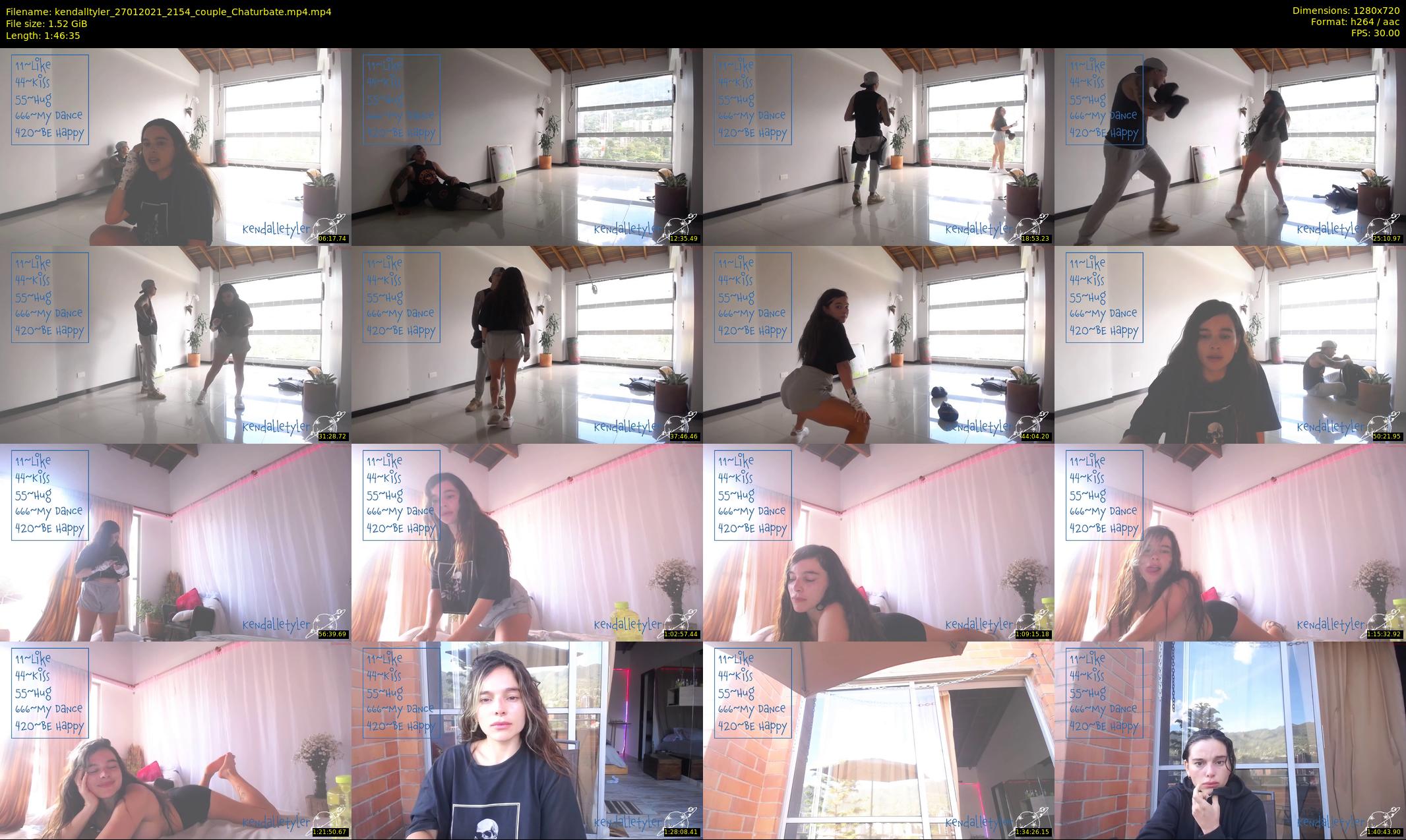 kendalltyler — 107 minute Chaturbate female cam show recording, 720p, Jan 27, 2021