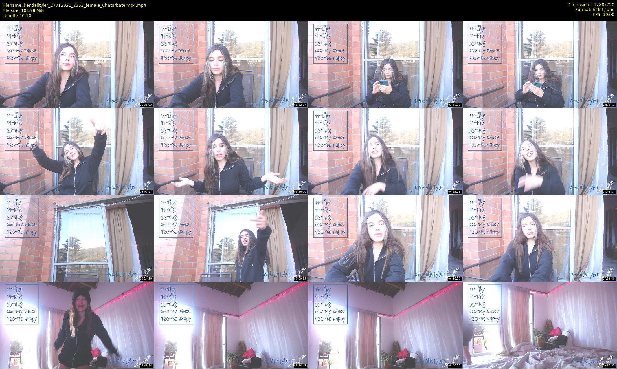 kendalltyler — 11 minute Chaturbate female cam show recording, 720p, Jan 27, 2021