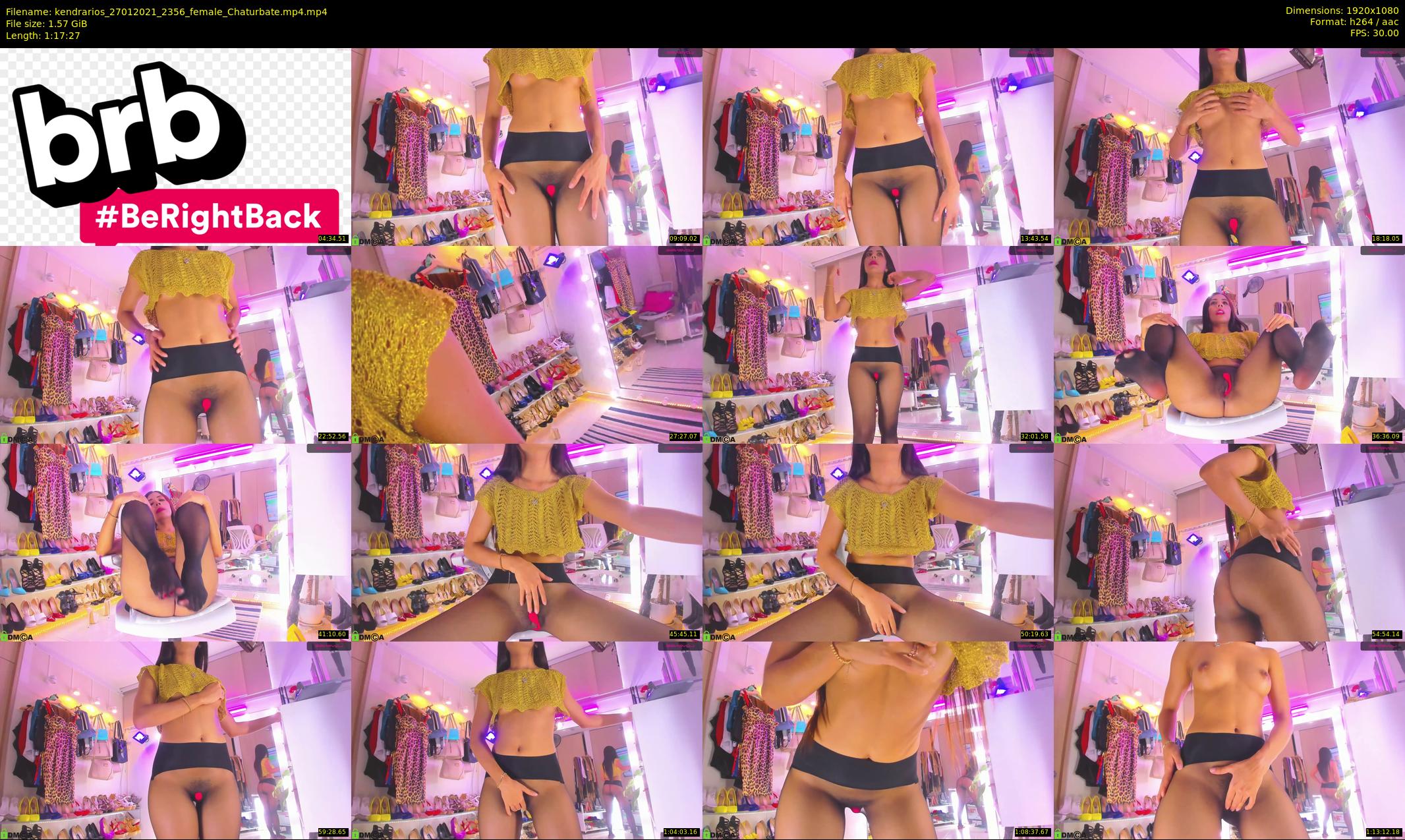 kendrarios — 78 minute Chaturbate female cam show recording, 1080p, Jan 27, 2021