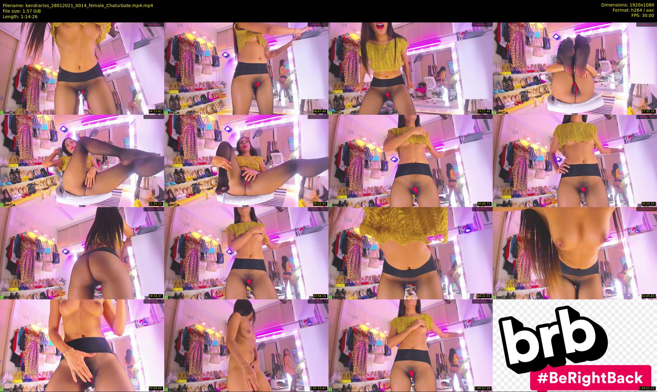 kendrarios — 75 minute Chaturbate female cam show recording, 1080p, Jan 28, 2021