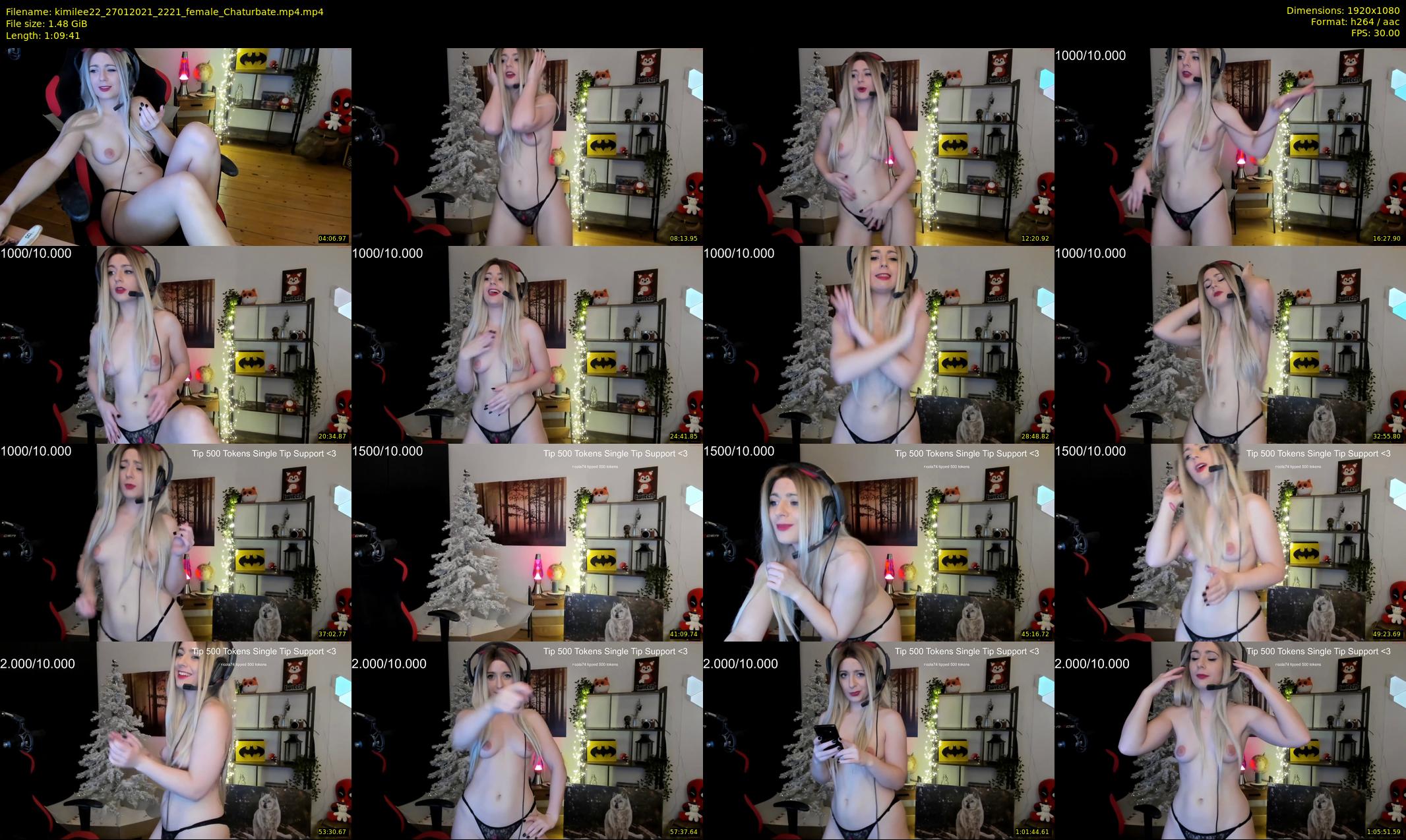 kimilee22 — 70 minute Chaturbate female cam show recording, 1080p, Jan 27, 2021