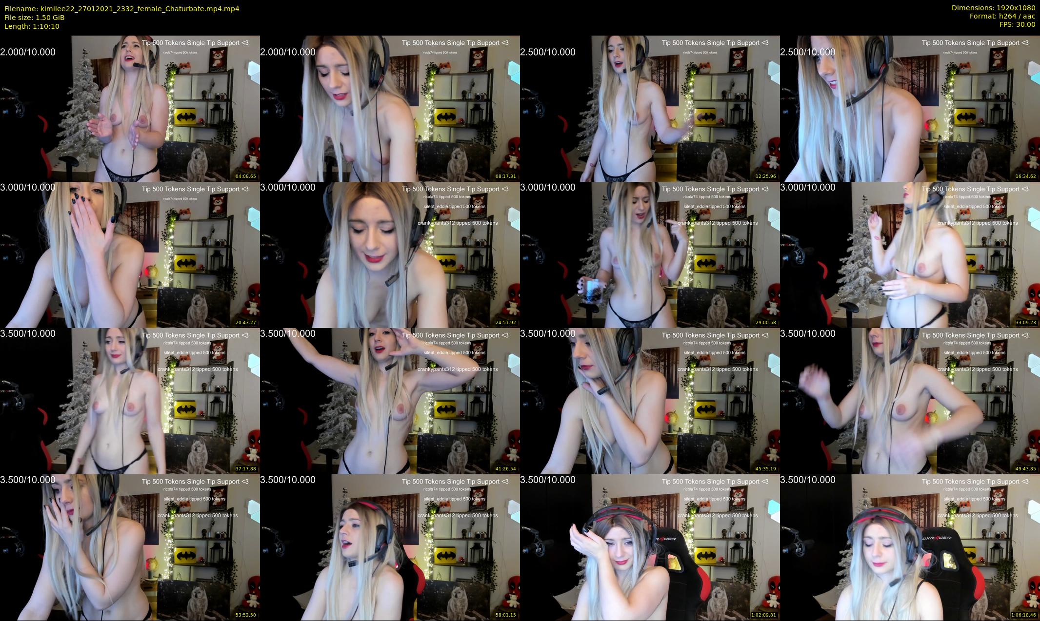 kimilee22 — 71 minute Chaturbate female cam show recording, 1080p, Jan 27, 2021