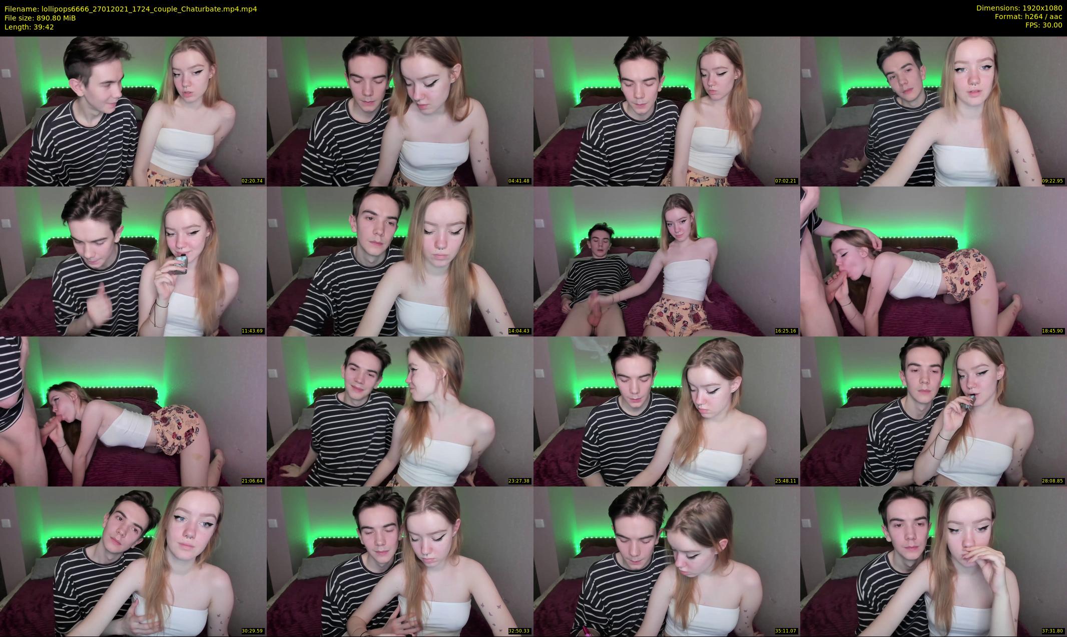 lollipops6666 — 40 minute Chaturbate couple cam show recording, 1080p, Jan 27, 2021