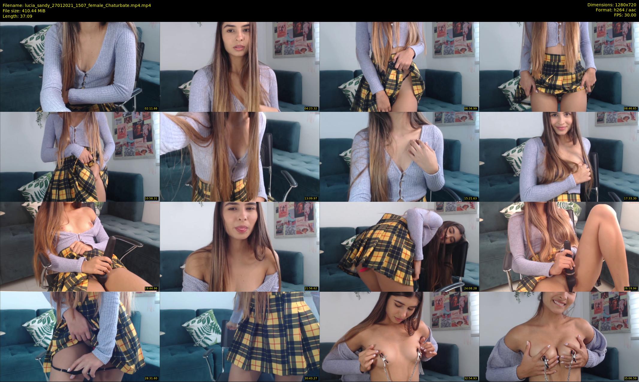 lucia_sandy — 38 minute Chaturbate female cam show recording, 720p, Jan 27, 2021