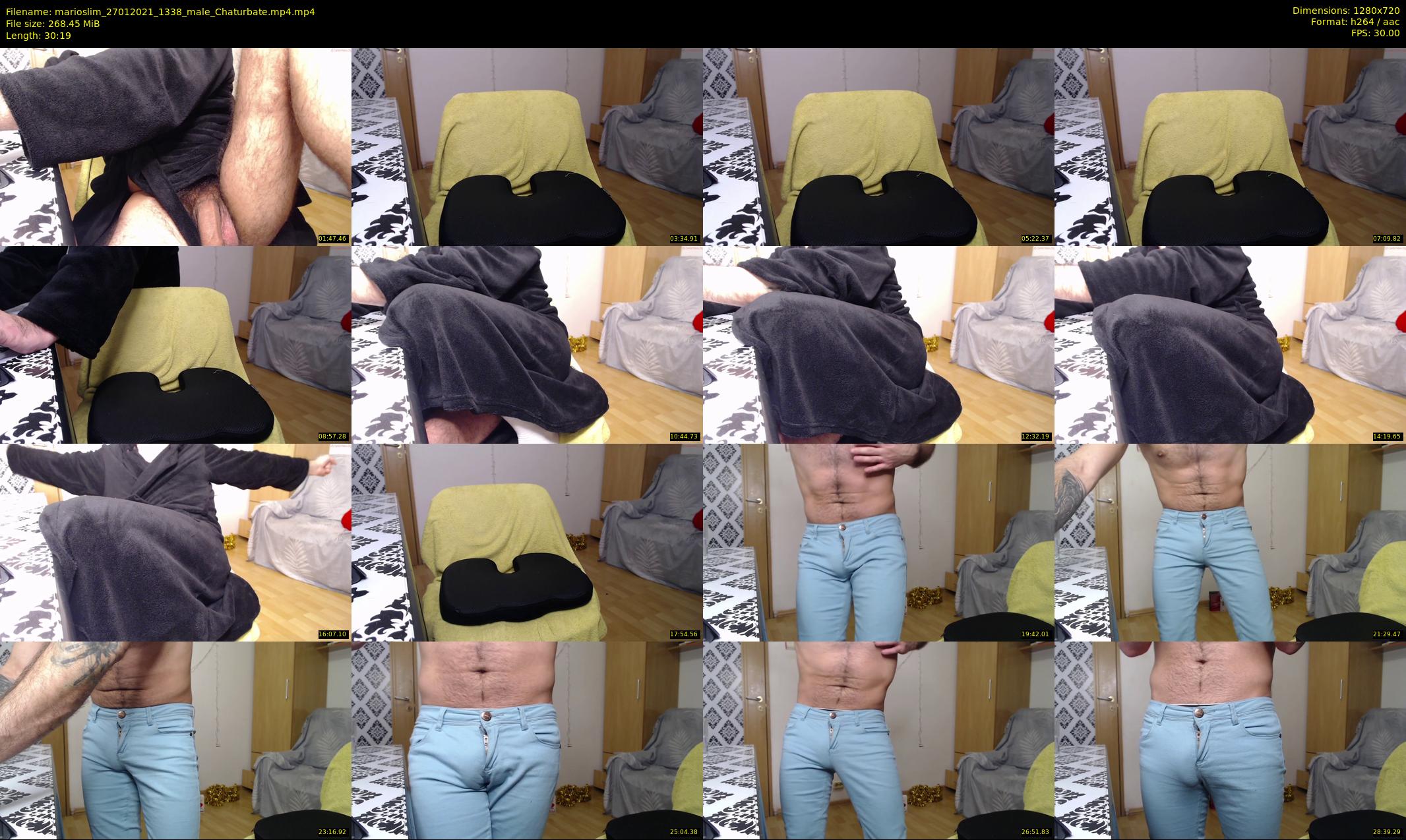 marioslim — 31 minute Chaturbate male cam show recording, 720p, Jan 27, 2021