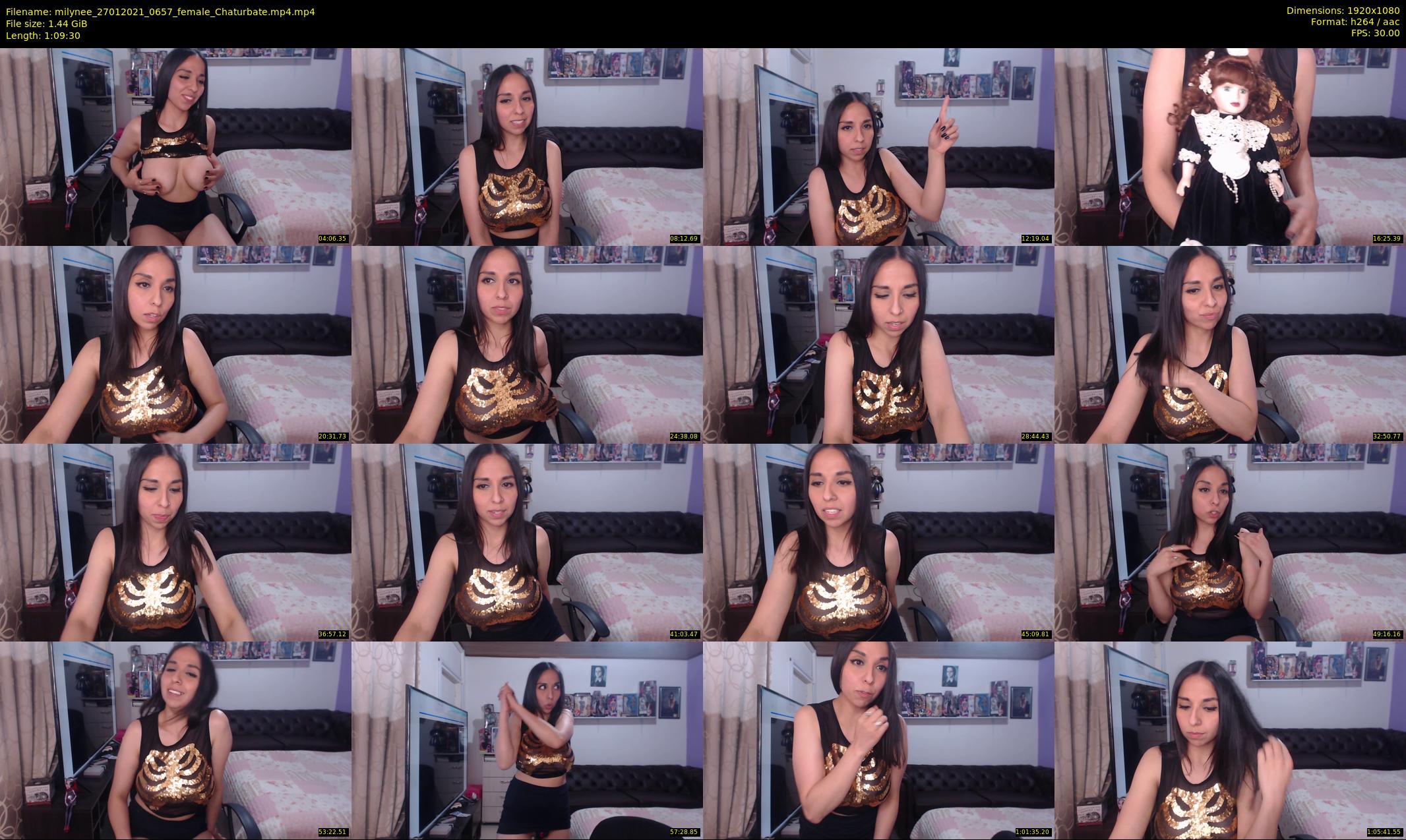 milynee — 70 minute Chaturbate female cam show recording, 1080p, Jan 27, 2021