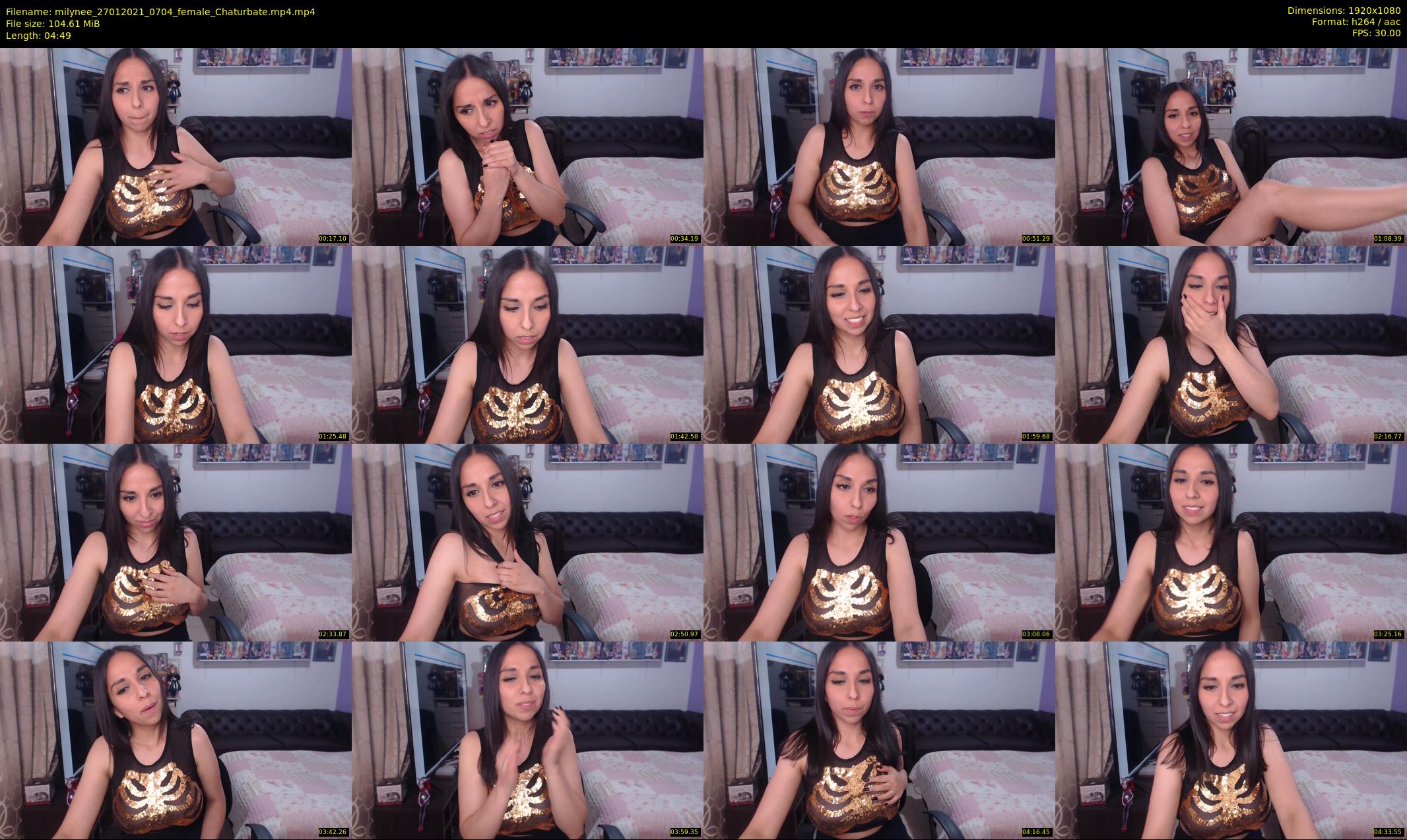 milynee — 5 minute Chaturbate female cam show recording, 1080p, Jan 27, 2021