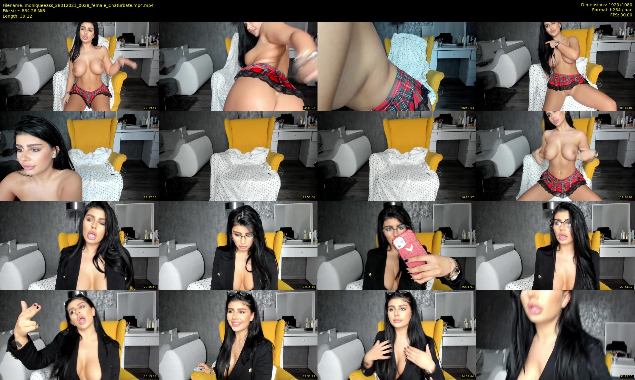 moniqueeass — 40 minute Chaturbate female cam show recording, 1080p, Jan 28, 2021