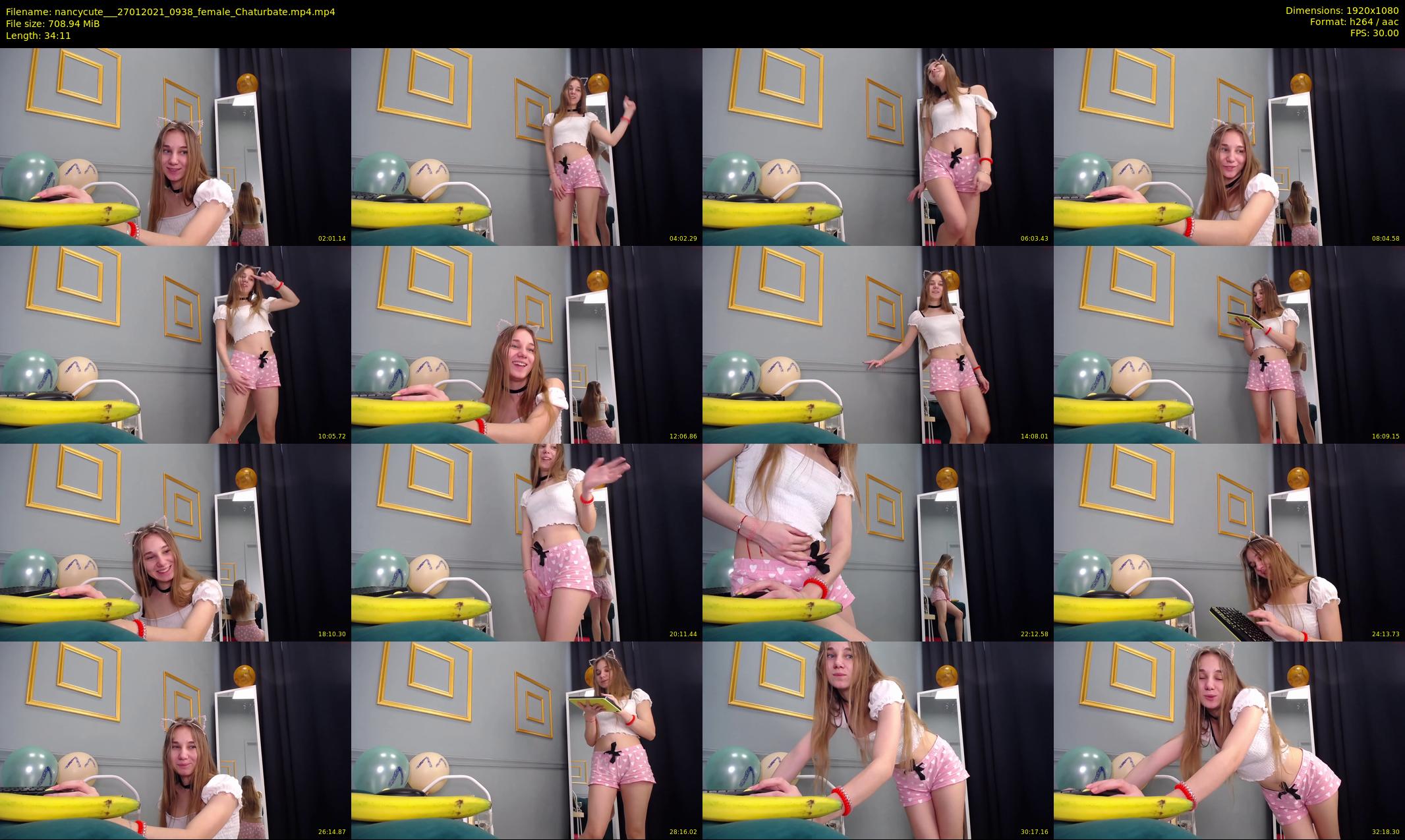 nancycute__ — 35 minute Chaturbate female cam show recording, 1080p, Jan 27, 2021