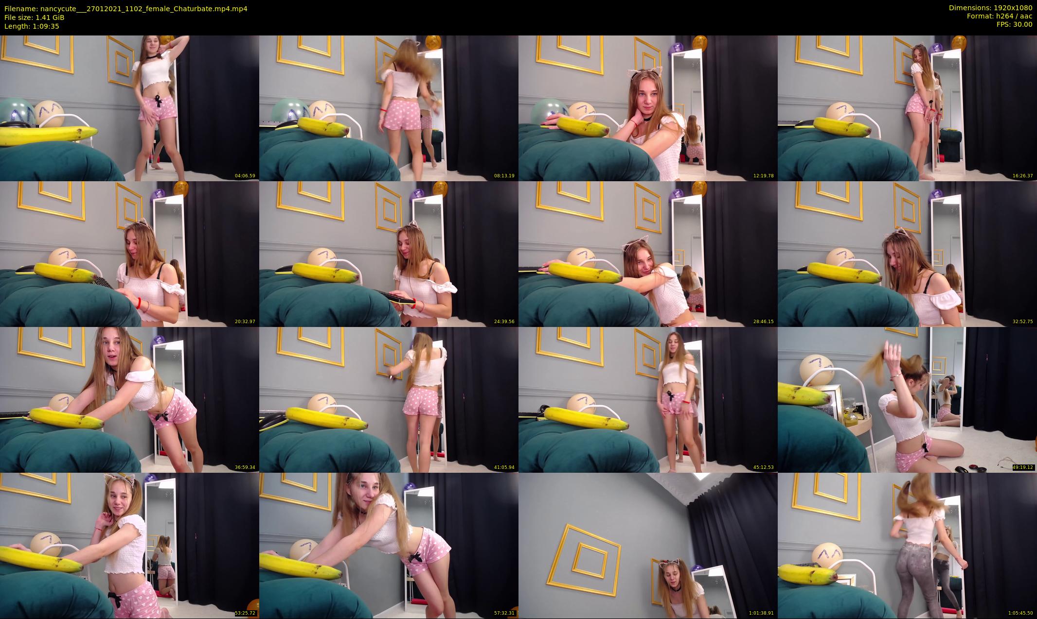nancycute__ — 70 minute Chaturbate female cam show recording, 1080p, Jan 27, 2021