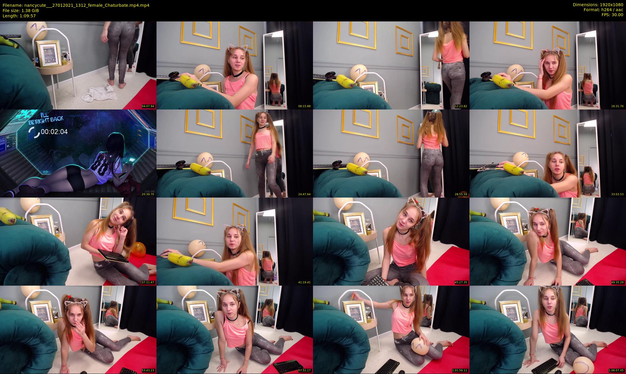 nancycute__ — 70 minute Chaturbate female cam show recording, 1080p, Jan 27, 2021