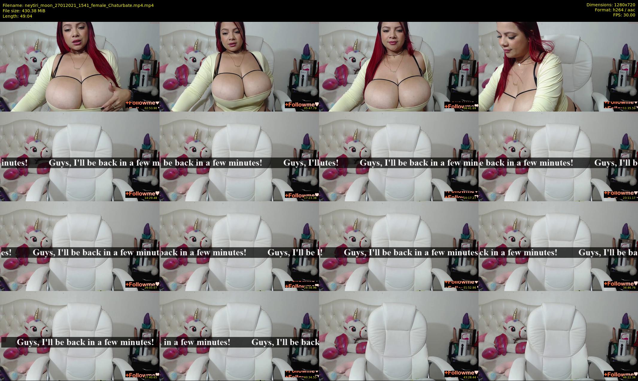 neytiri_moon — 50 minute Chaturbate female cam show recording, 720p, Jan 27, 2021