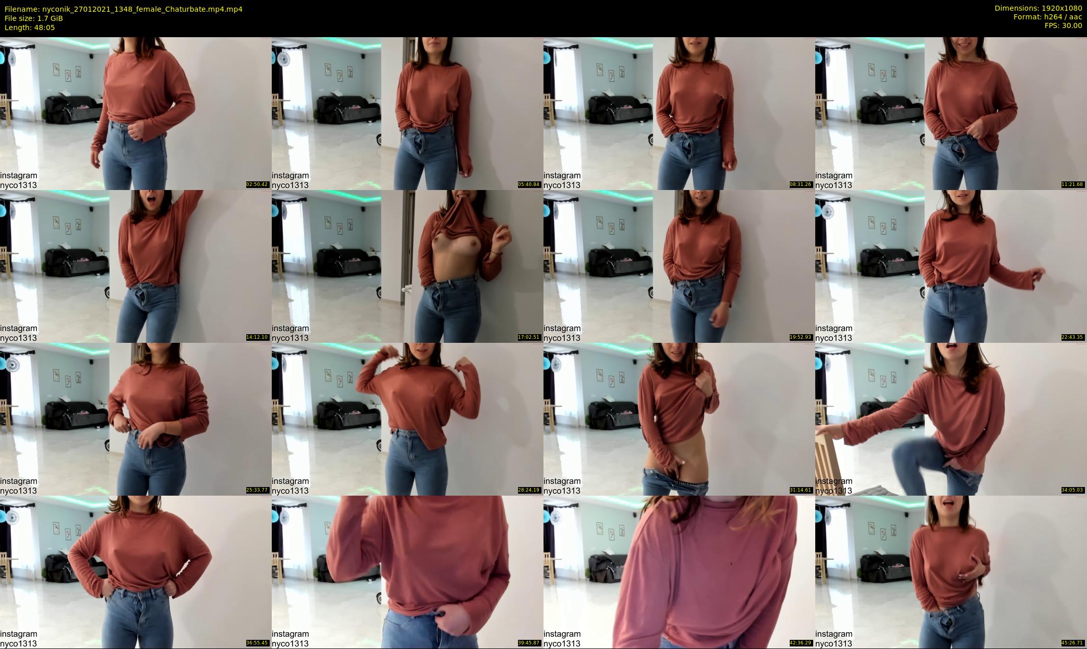 nyconik — 49 minute Chaturbate female cam show recording, 1080p, Jan 27, 2021