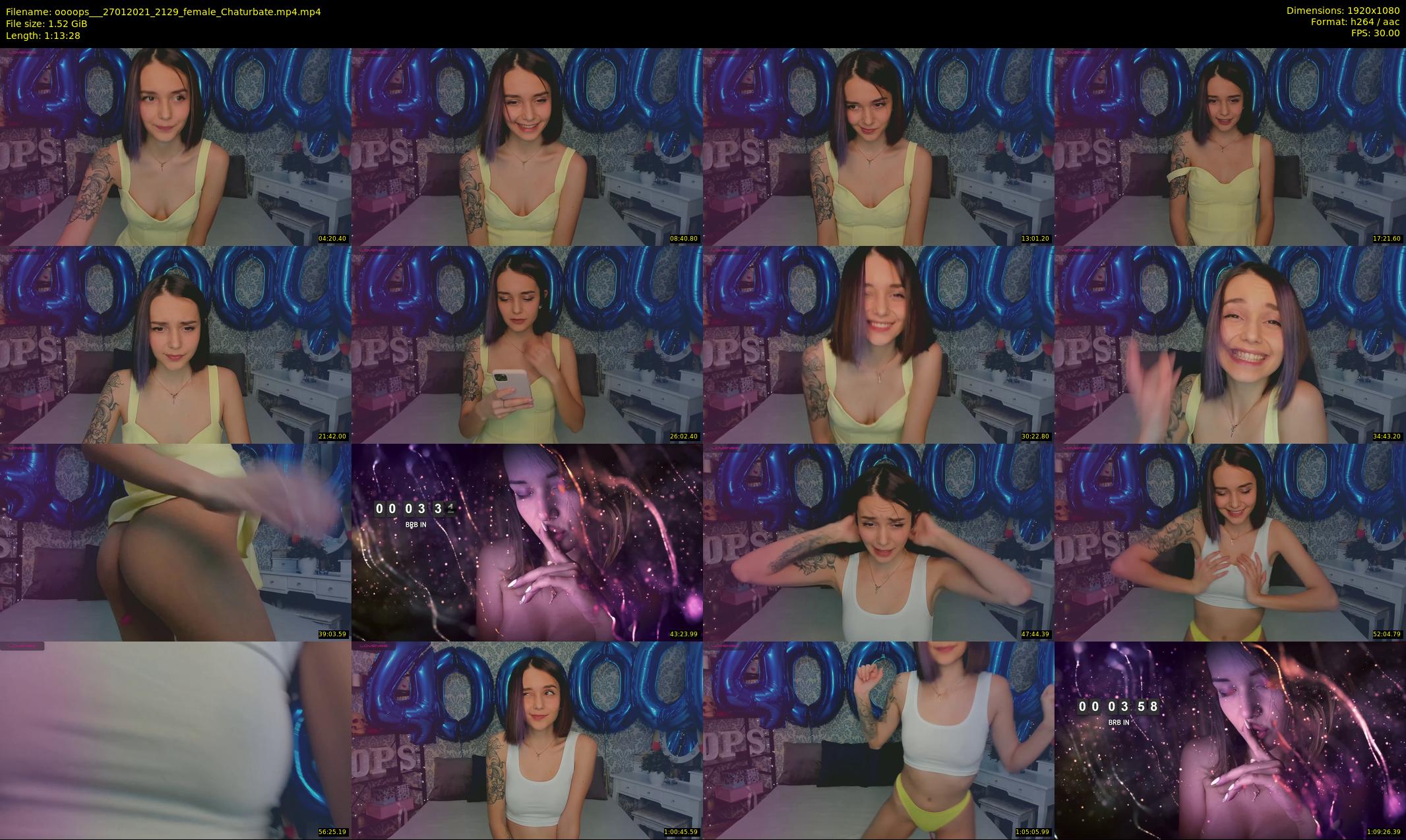 oooops__ — 74 minute Chaturbate female cam show recording, 1080p, Jan 27, 2021