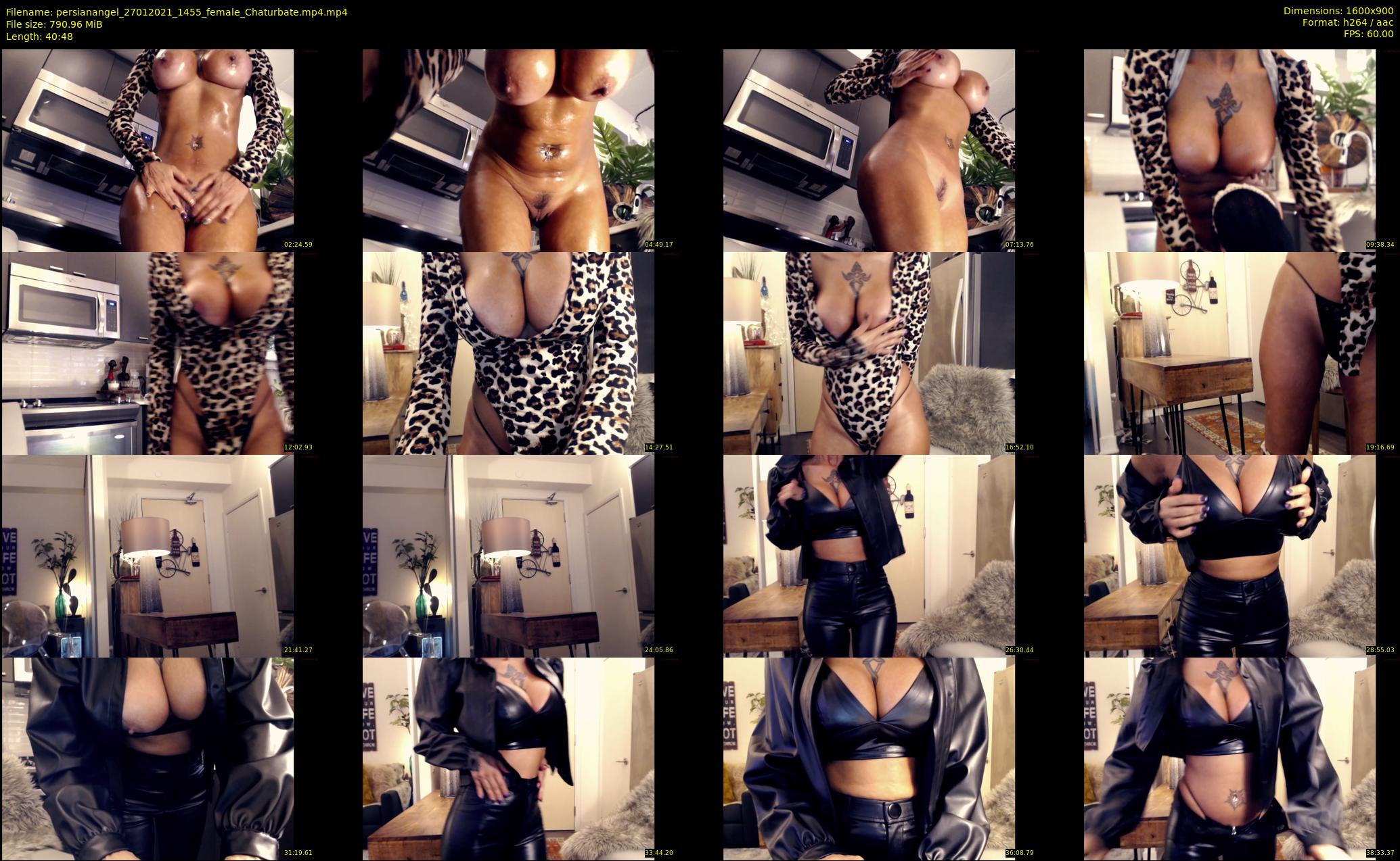 persianangel — 41 minute Chaturbate female cam show recording, 720p, Jan 27, 2021