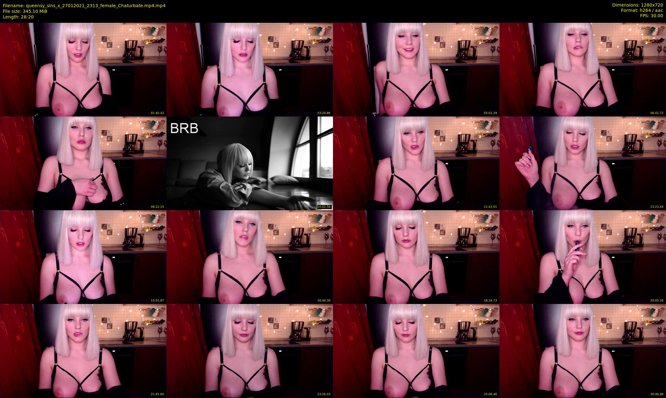 queensy_sins_x — 29 minute Chaturbate female cam show recording, 720p, Jan 27, 2021