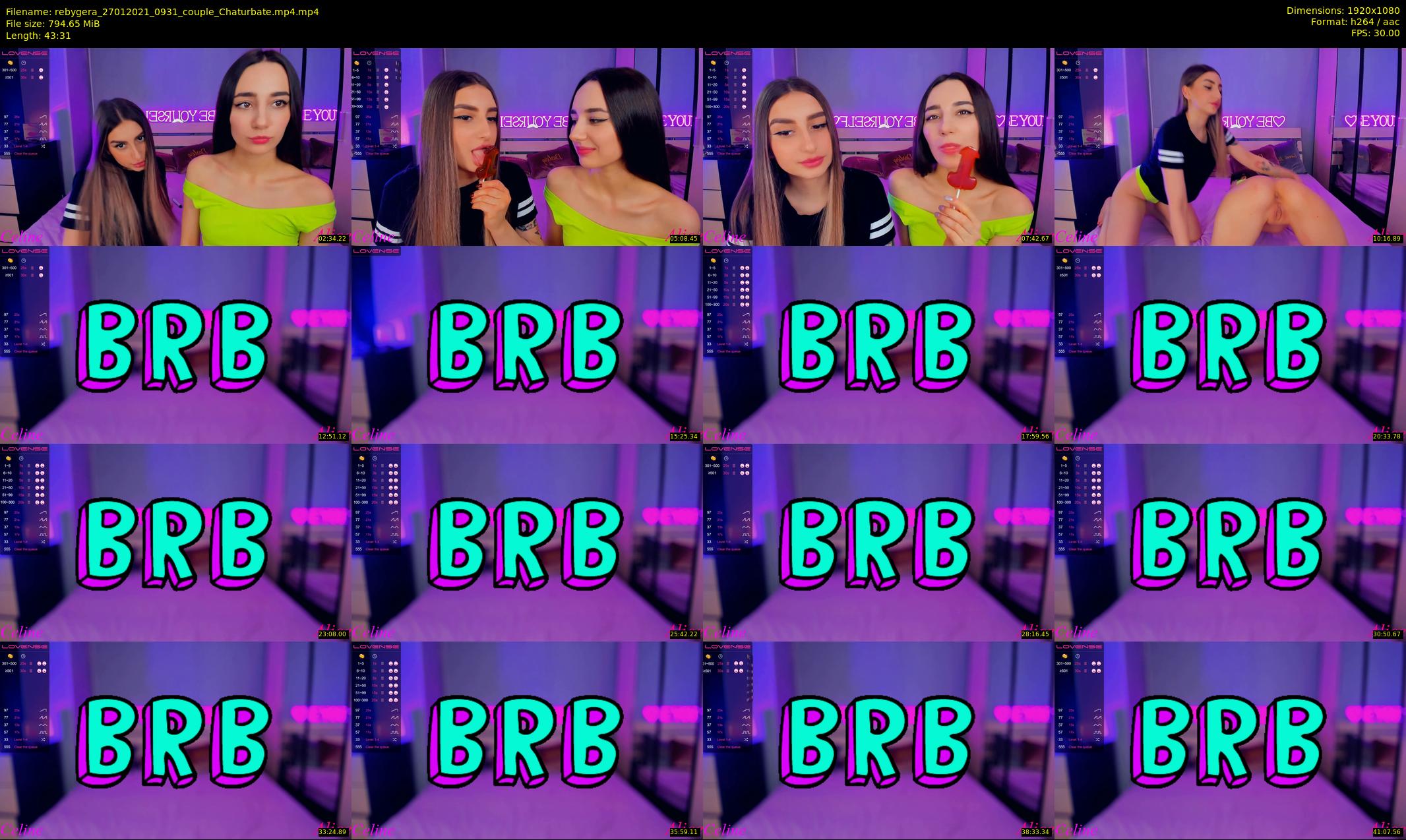 rebygera — 44 minute Chaturbate couple cam show recording, 1080p, Jan 27, 2021
