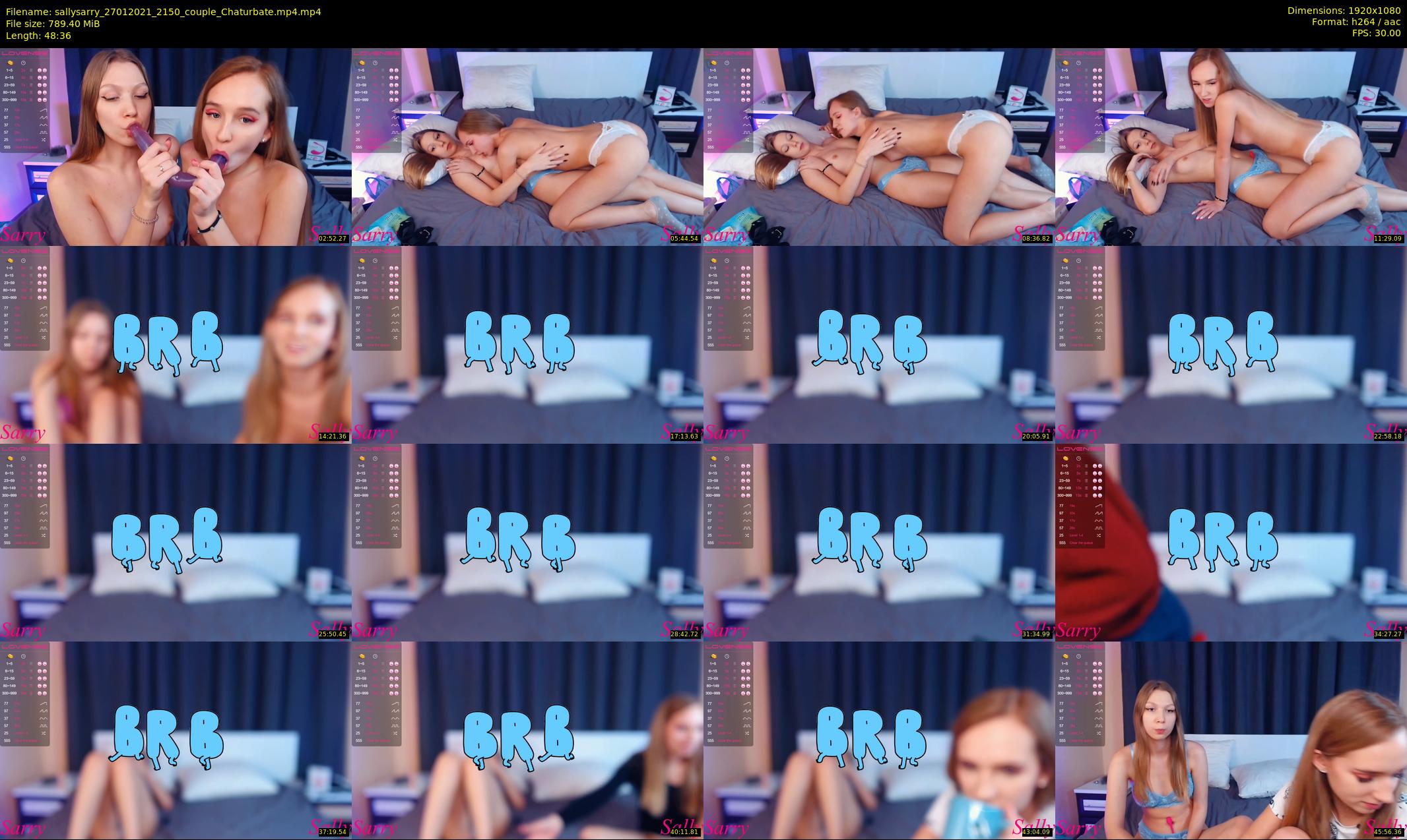 sallysarry — 49 minute Chaturbate couple cam show recording, 1080p, Jan 27, 2021