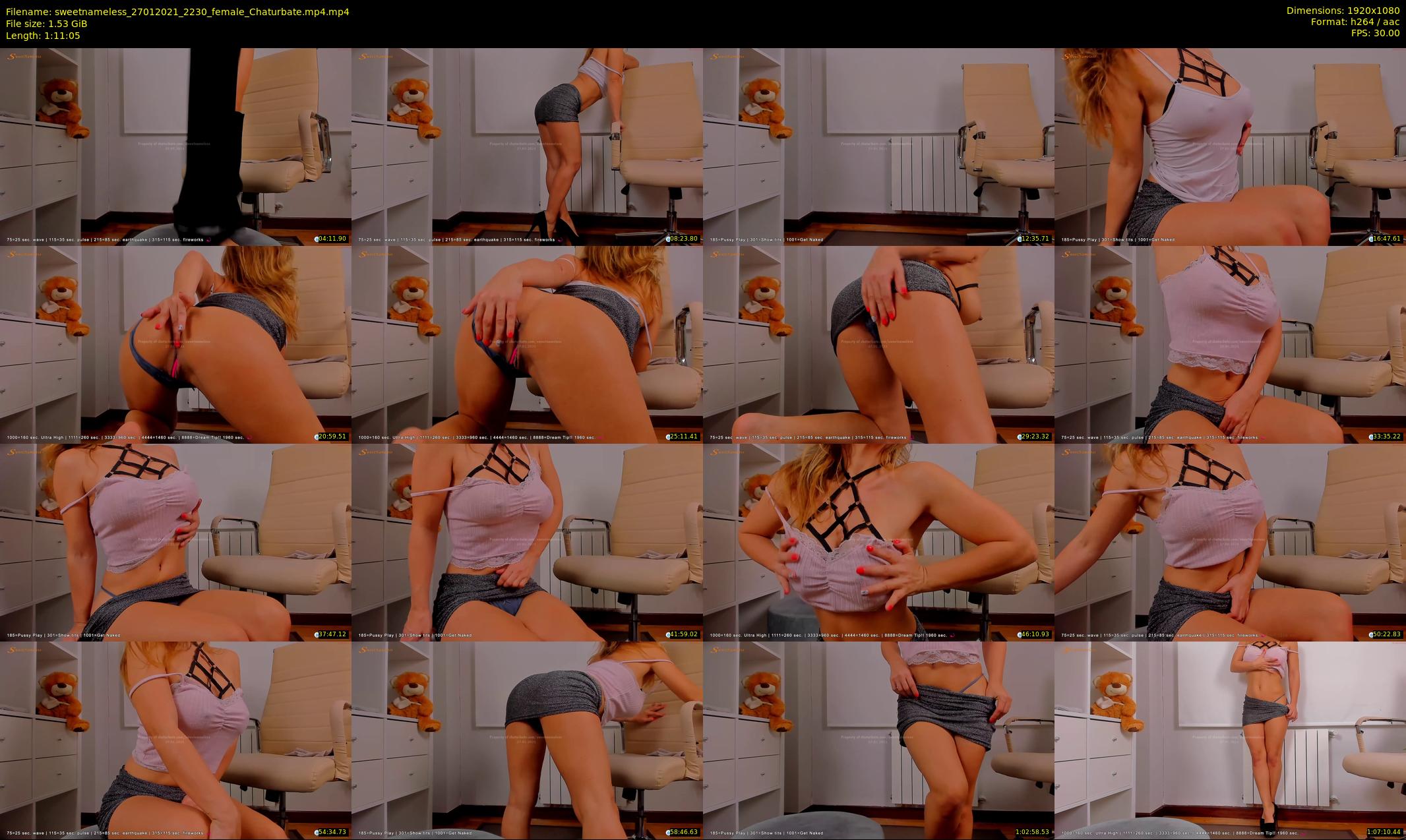 sweetnameless — 72 minute Chaturbate couple cam show recording, 1080p, Jan 27, 2021