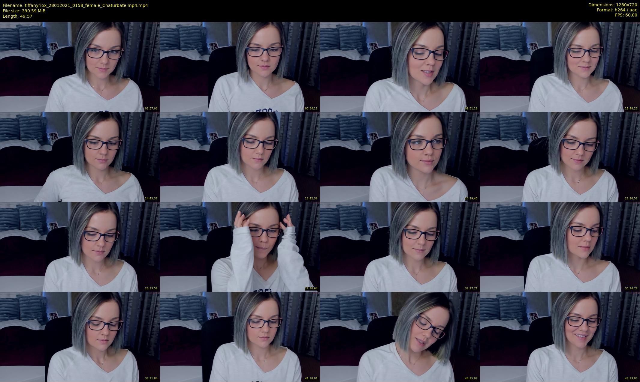 tiffanyriox — 50 minute Chaturbate female cam show recording, 720p, Jan 28, 2021