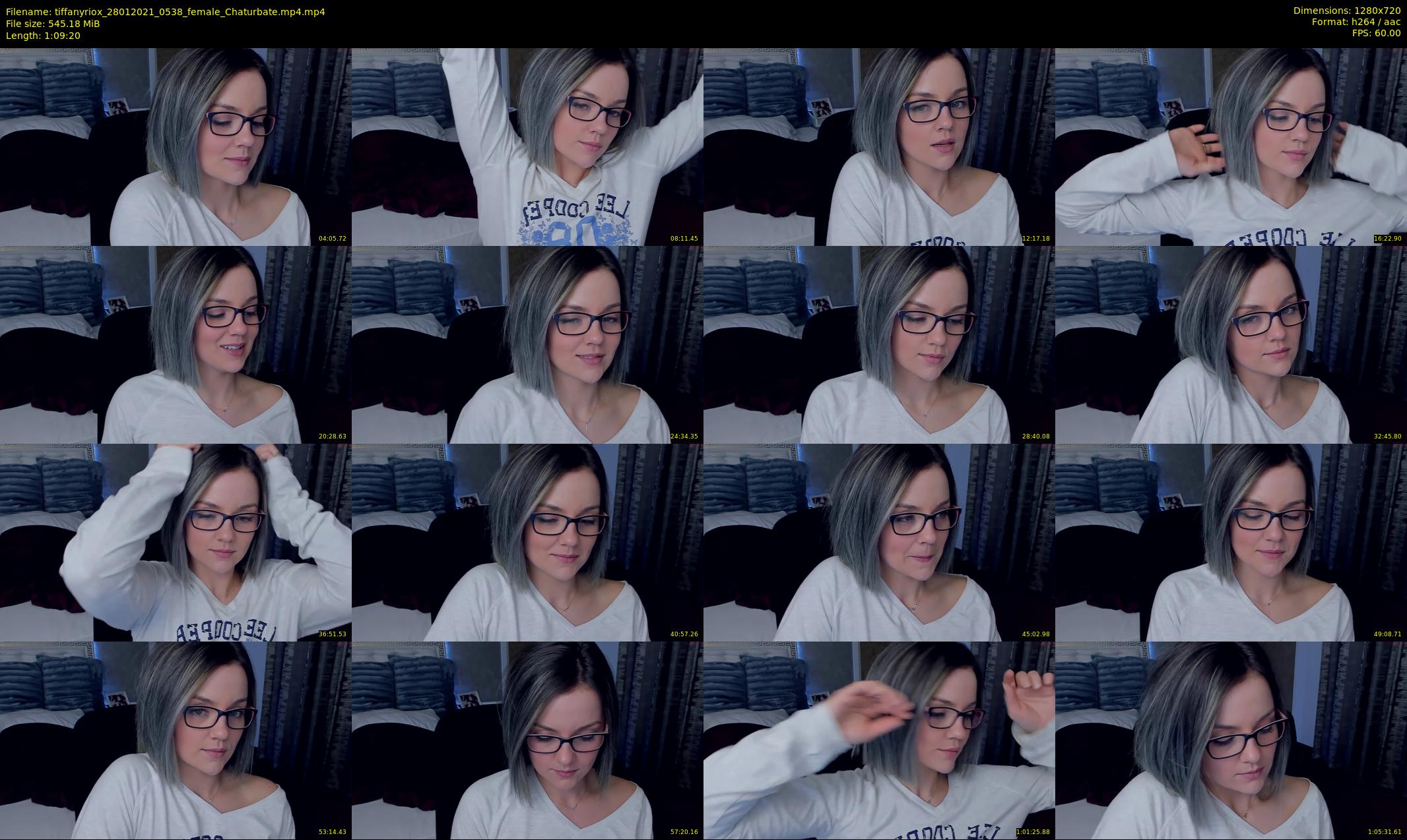 tiffanyriox — 70 minute Chaturbate female cam show recording, 720p, Jan 28, 2021