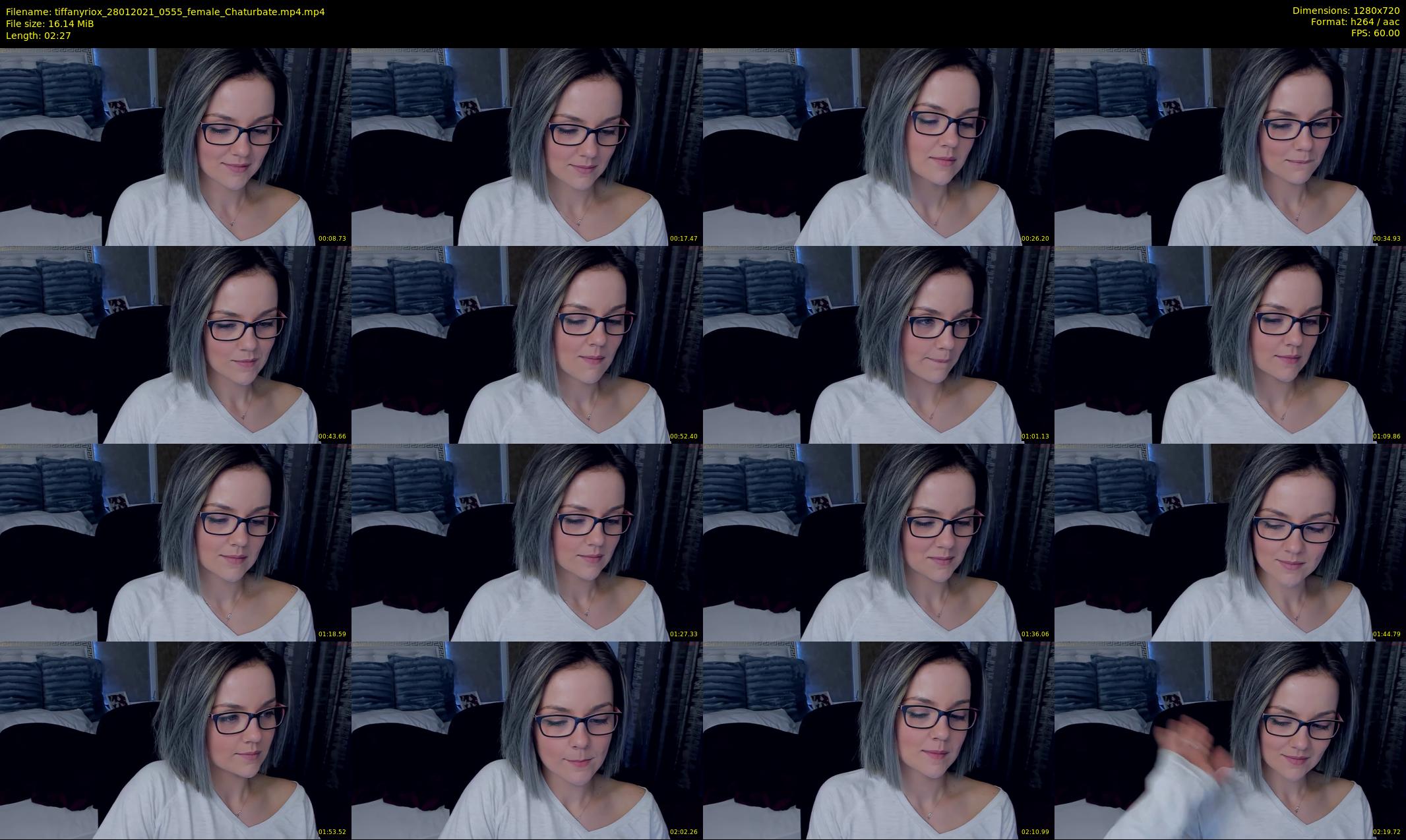 tiffanyriox — 3 minute Chaturbate female cam show recording, 720p, Jan 28, 2021