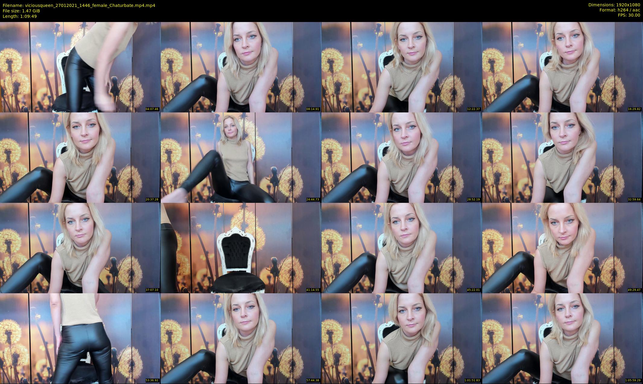 viciousqueen — 70 minute Chaturbate female cam show recording, 1080p, Jan 27, 2021